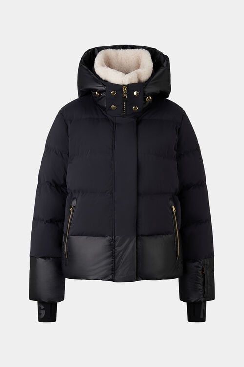 Maja down ski jacket Black