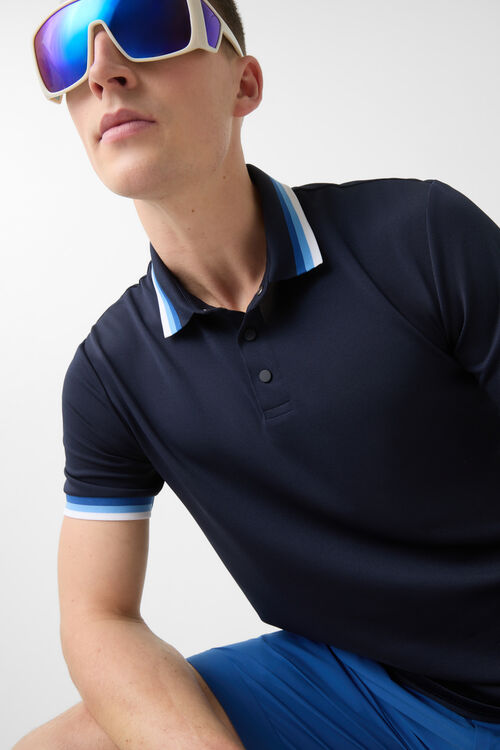 Arik functional short-sleeved top Navy blue