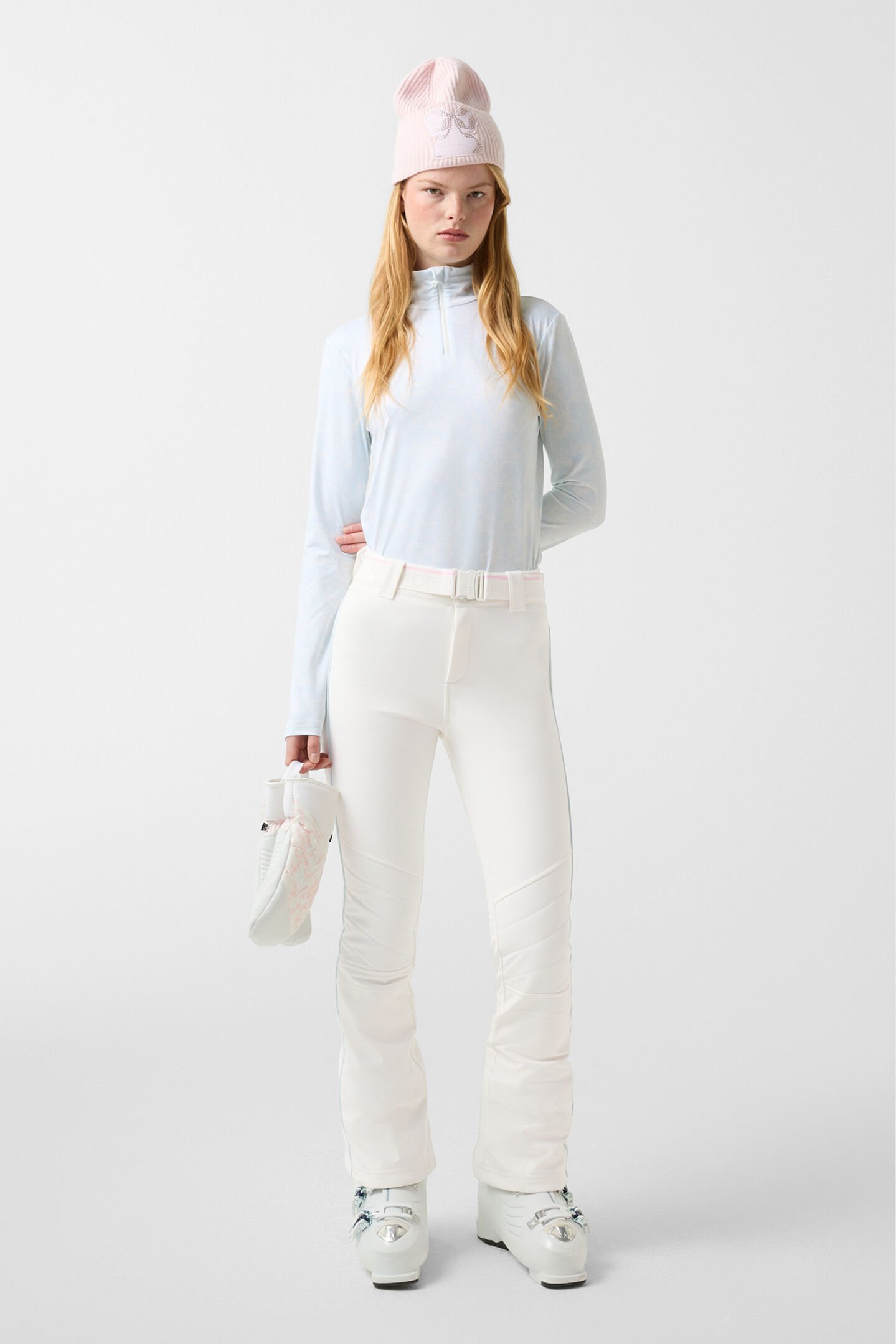 Zula softshell ski pants Off-White