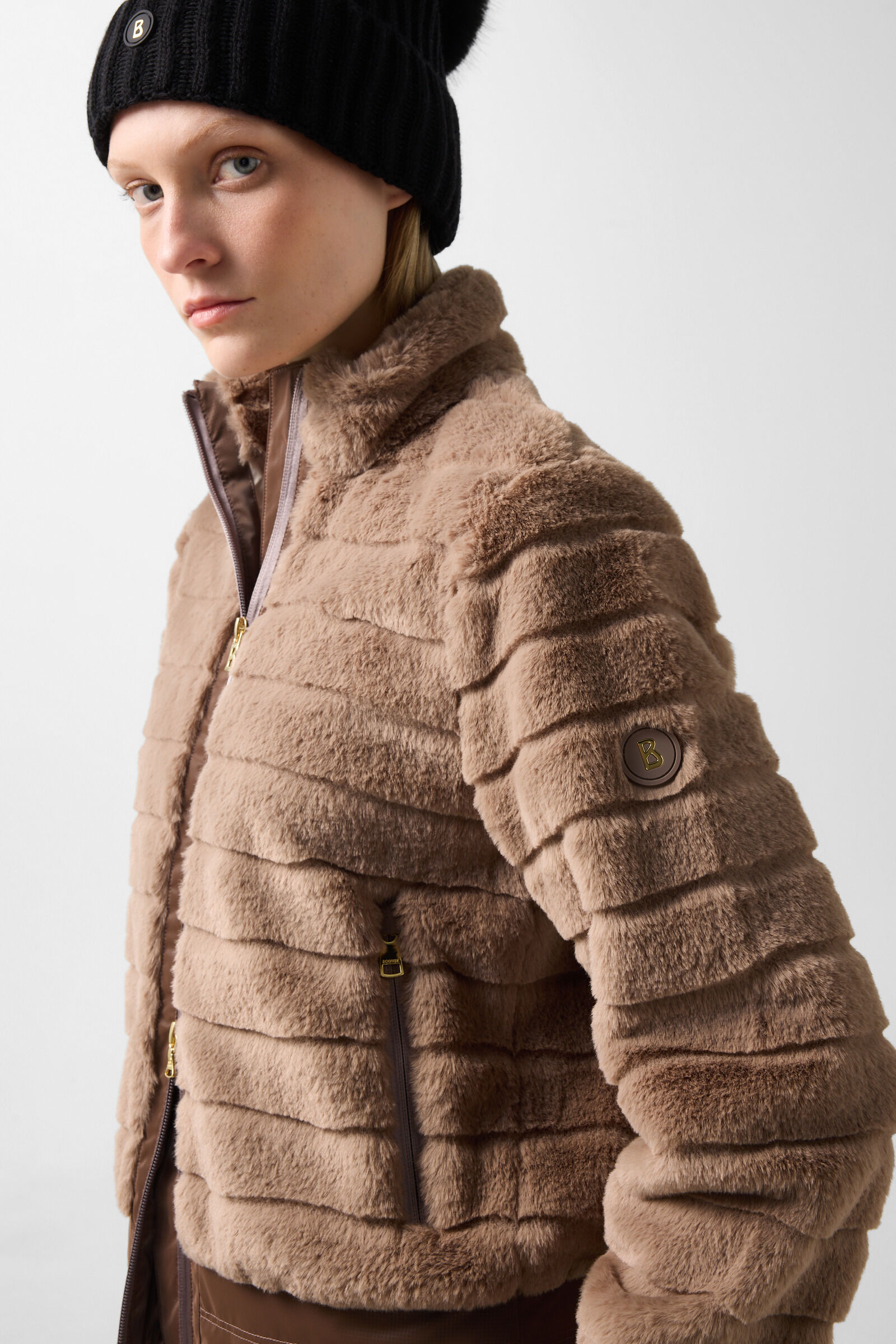 Valesca faux fur jacket Hazel