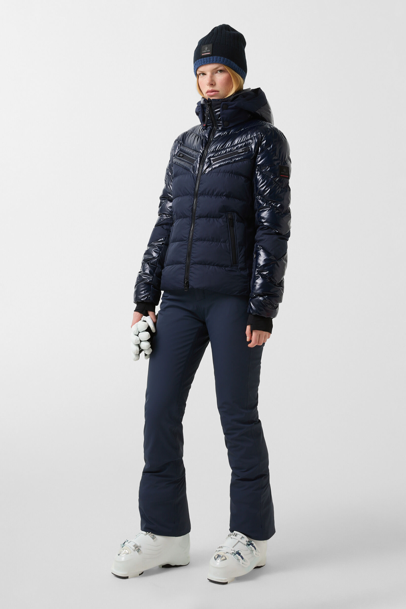 Farina quilted jacket Dark blue