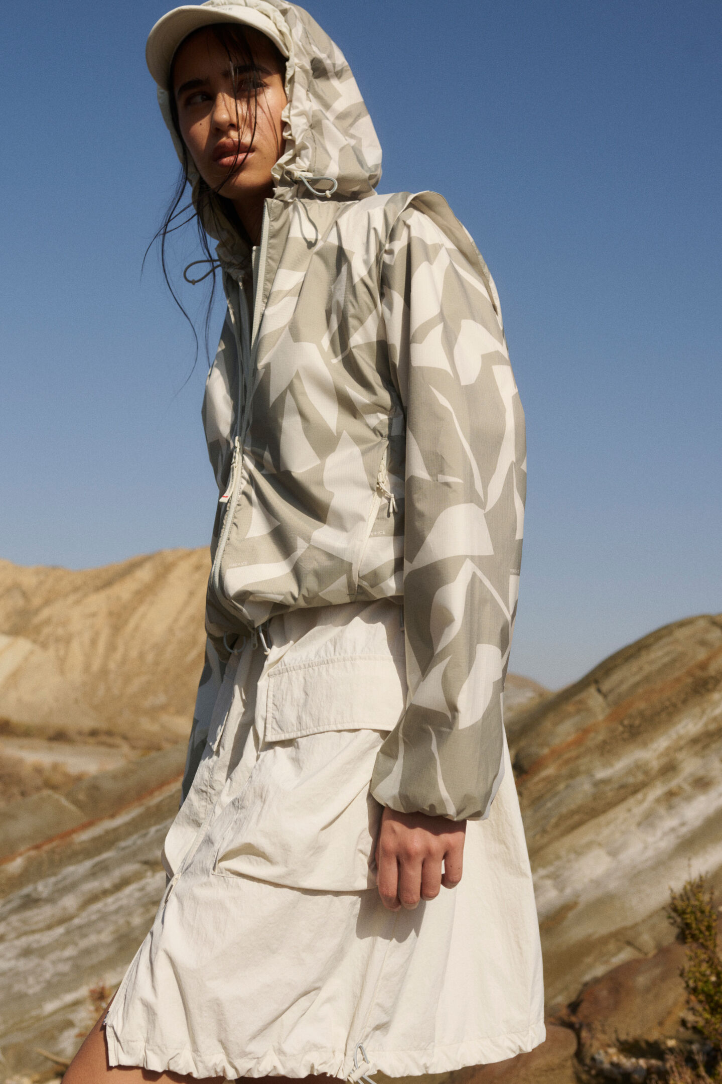 2in1-Funktionsjacke Sumi Khaki/Sand