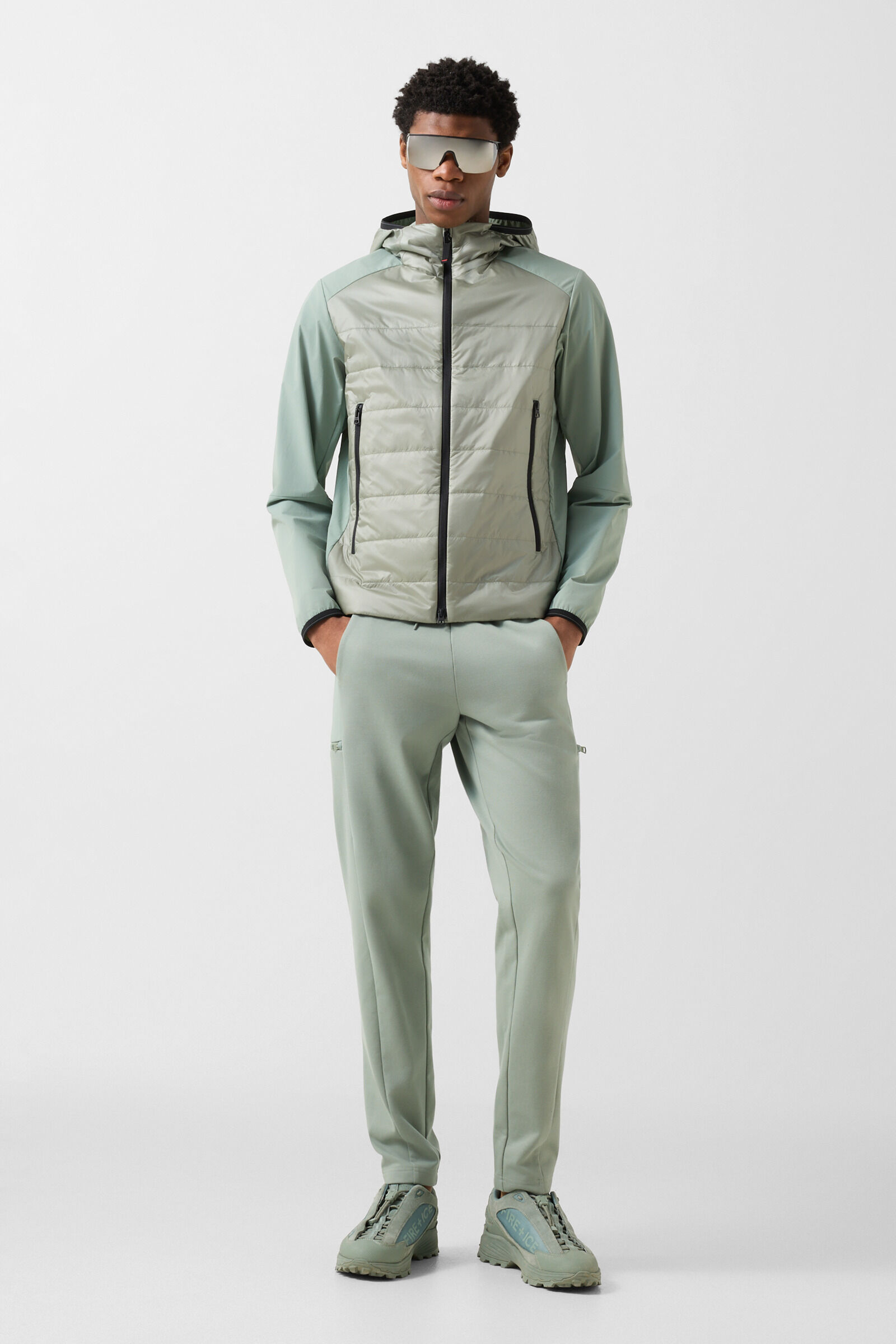 Kegan hybrid jacket Eucalyptus