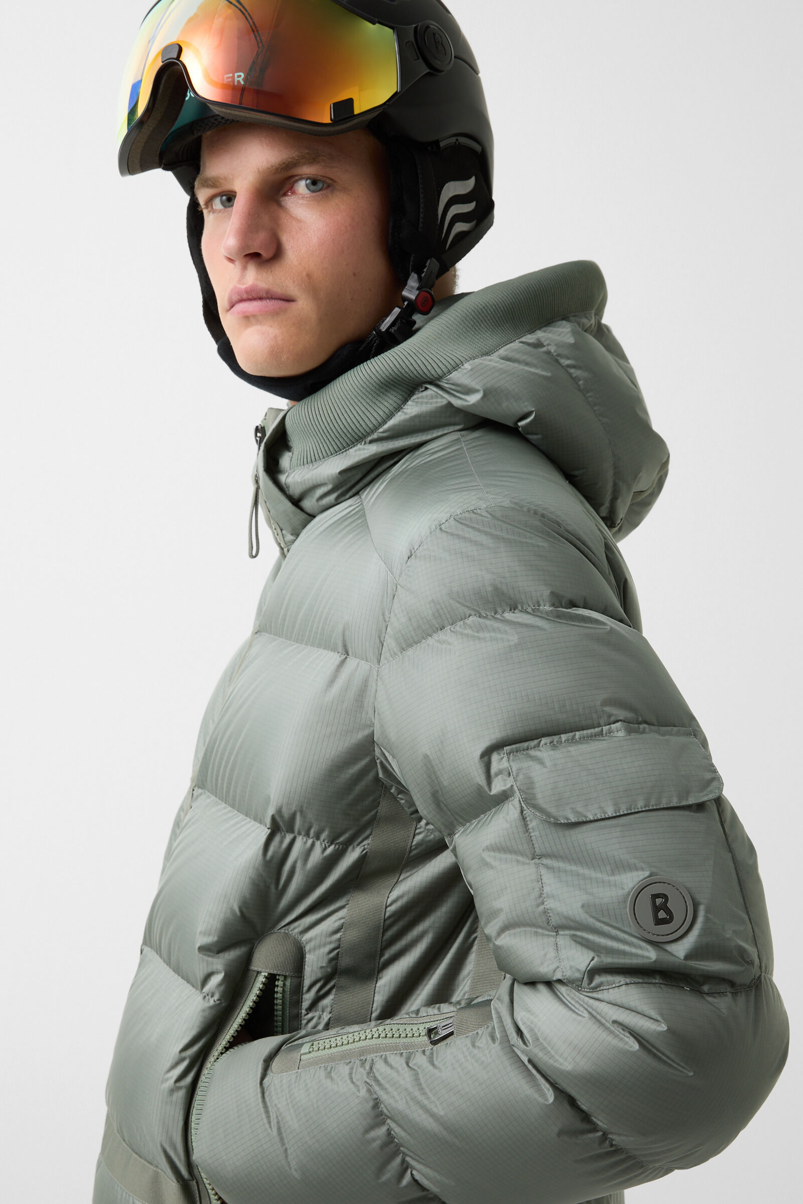 Samir down ski jacket Eucalyptus