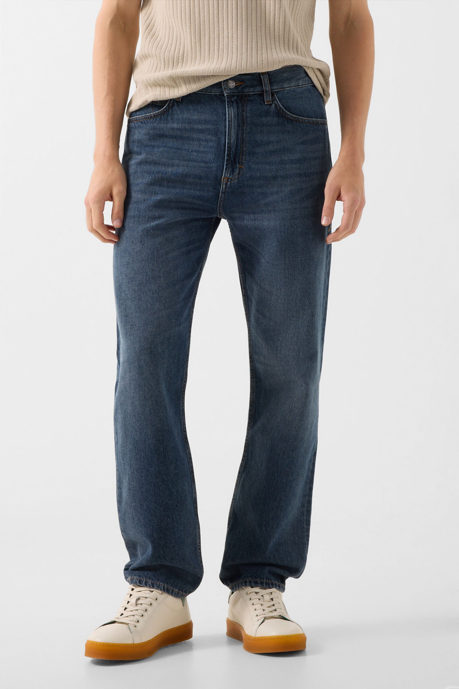 Straight fit jeans Travis Denim Blue