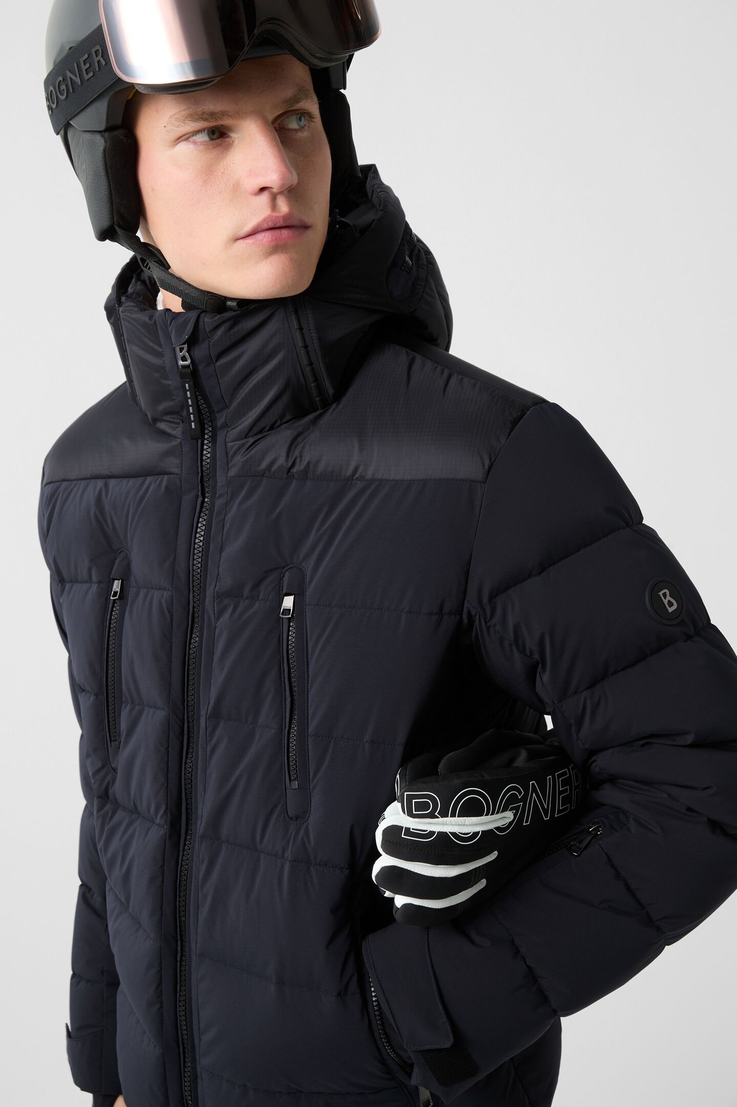 Blaine quilted jacket Black