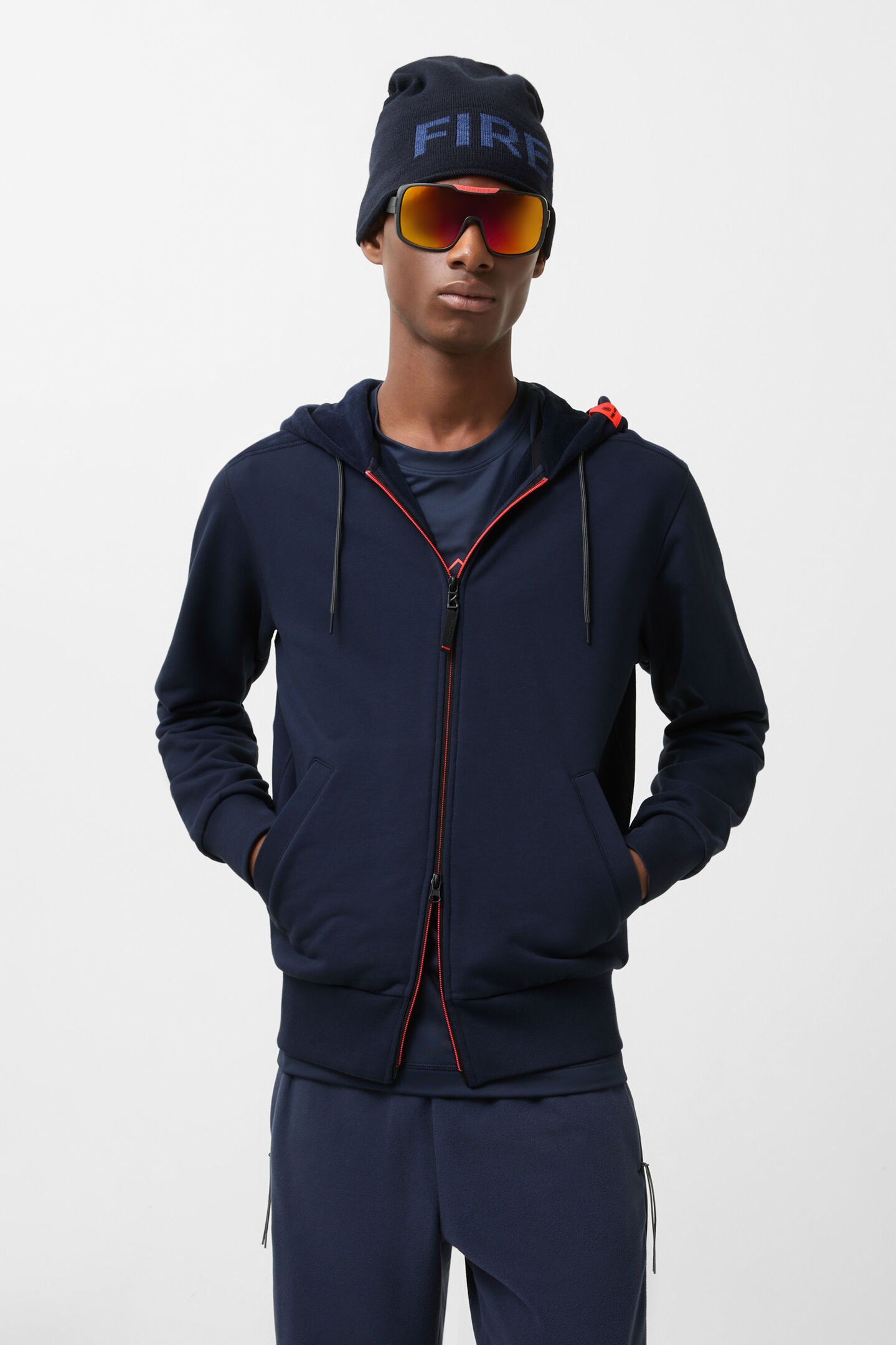 Sweatjacke Kano Navy-Blau