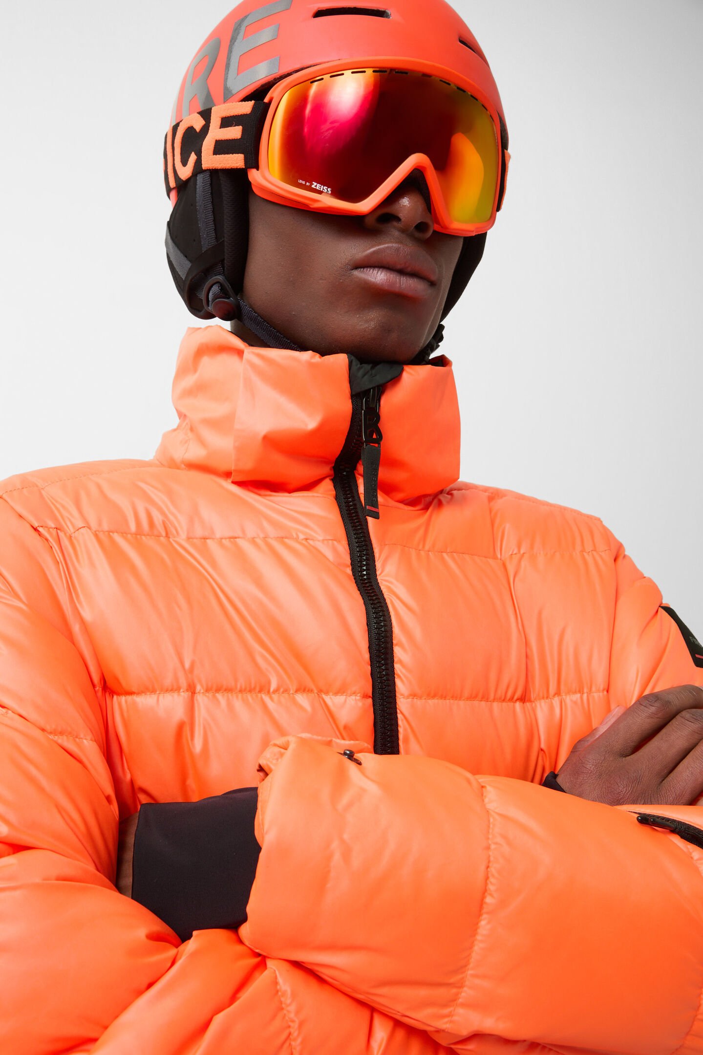 Ski-jas Luka Neon oranje