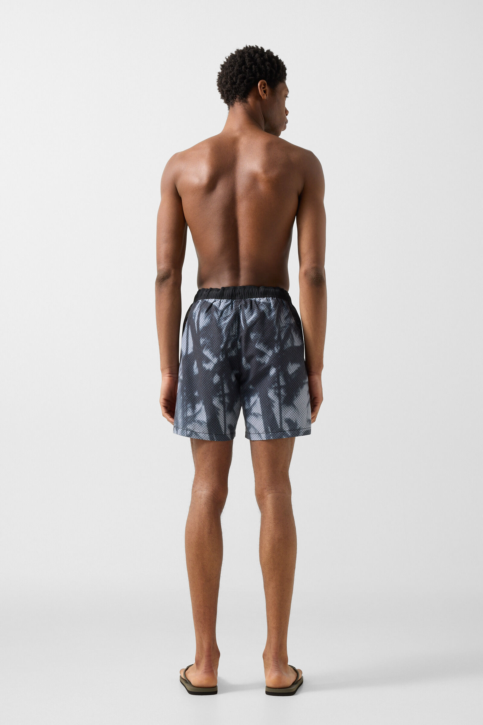 Sorin swim trunks Black/grey/orange