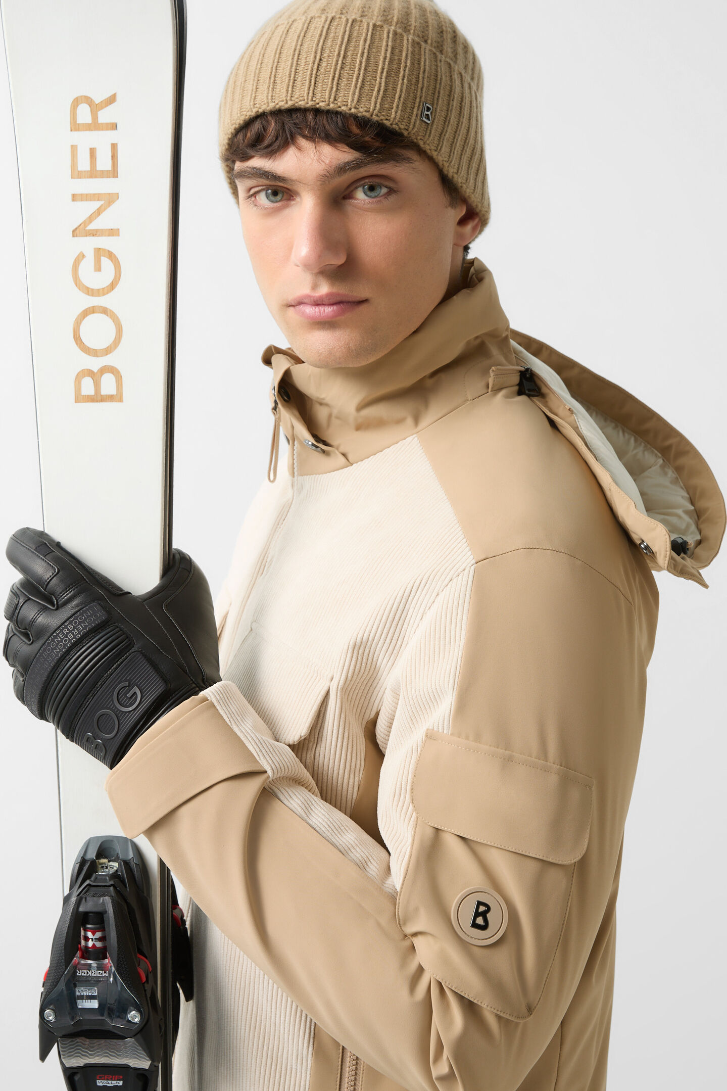 Cobe corduroy ski jacket Beige