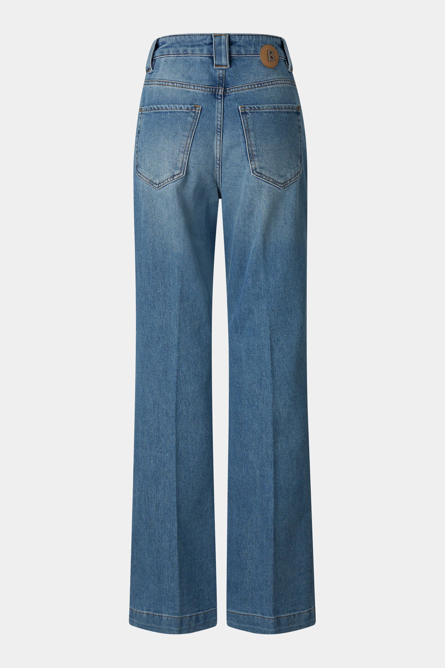 Flared Fit Jeans Devin Light Denim Blue