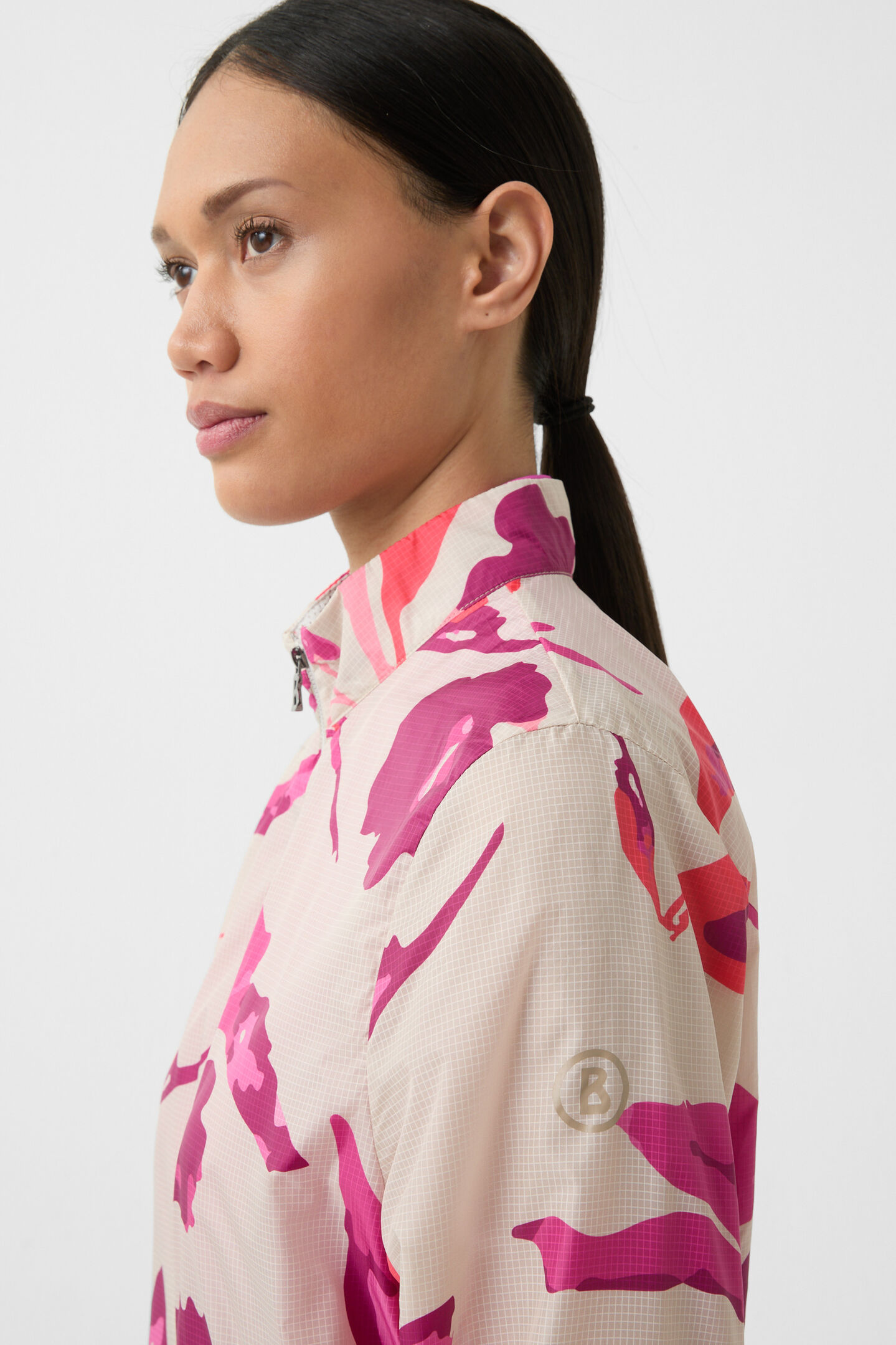 Sofie windbreaker jacket Beige/Pink