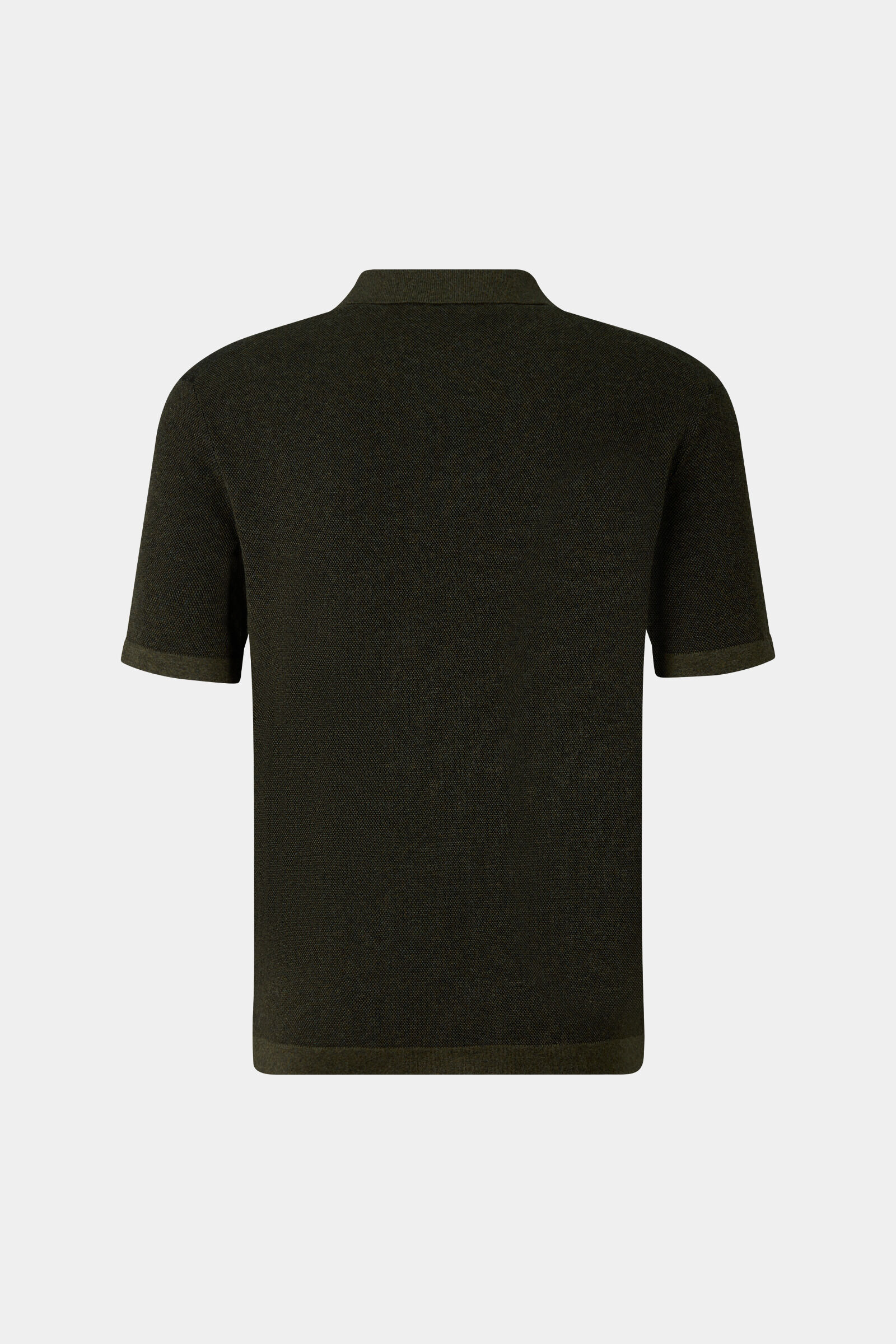 Lyon knitted polo shirt Olive green