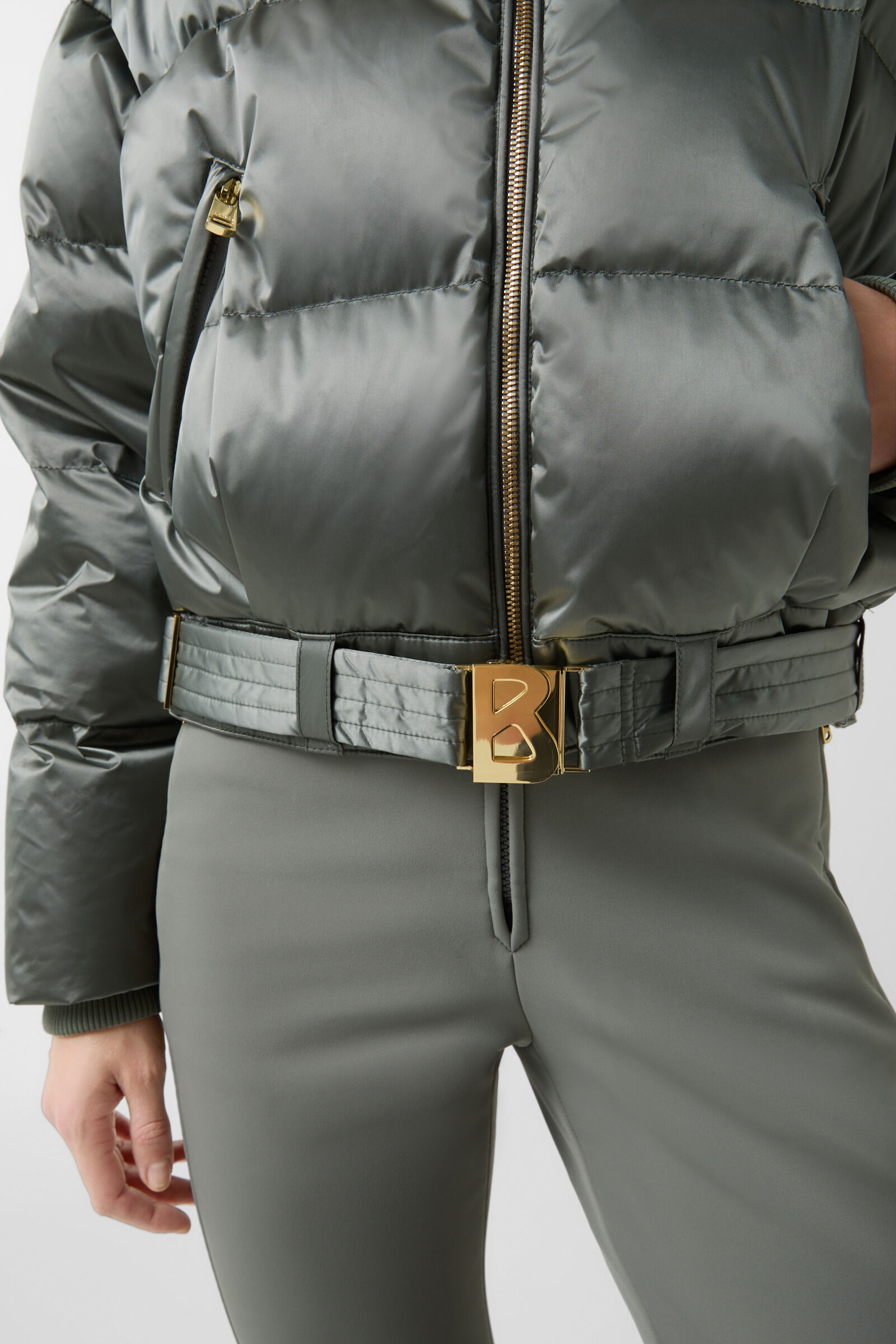 Aya 2-in1 ski overall Eucalyptus