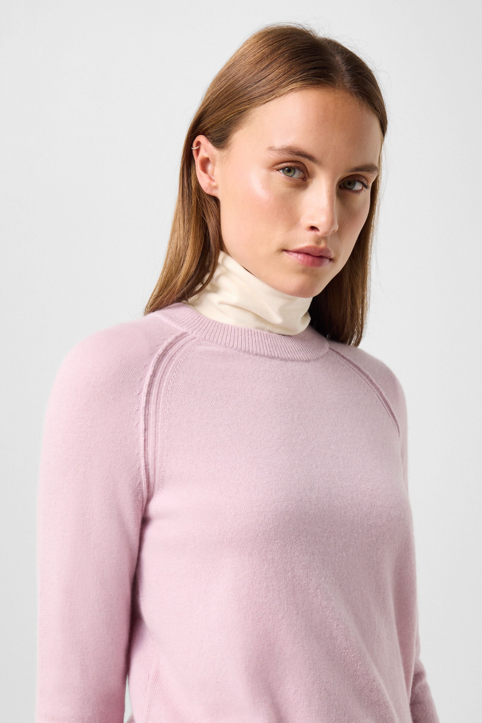 Schurwoll-Kaschmir-Pullover Vanessa Ros&eacute;