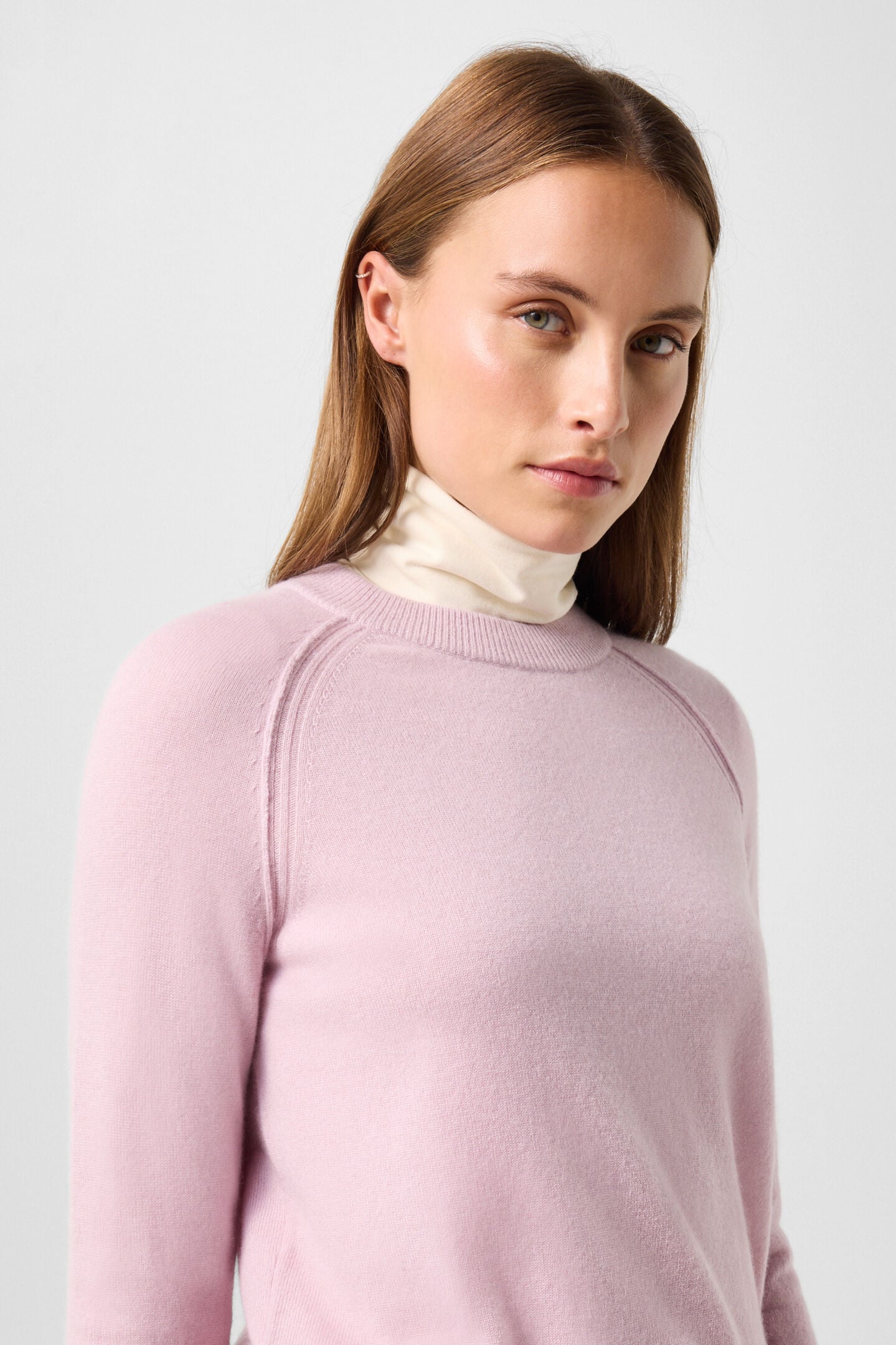 Vanessa pure new wool and cashmere jumper Ros&eacute;