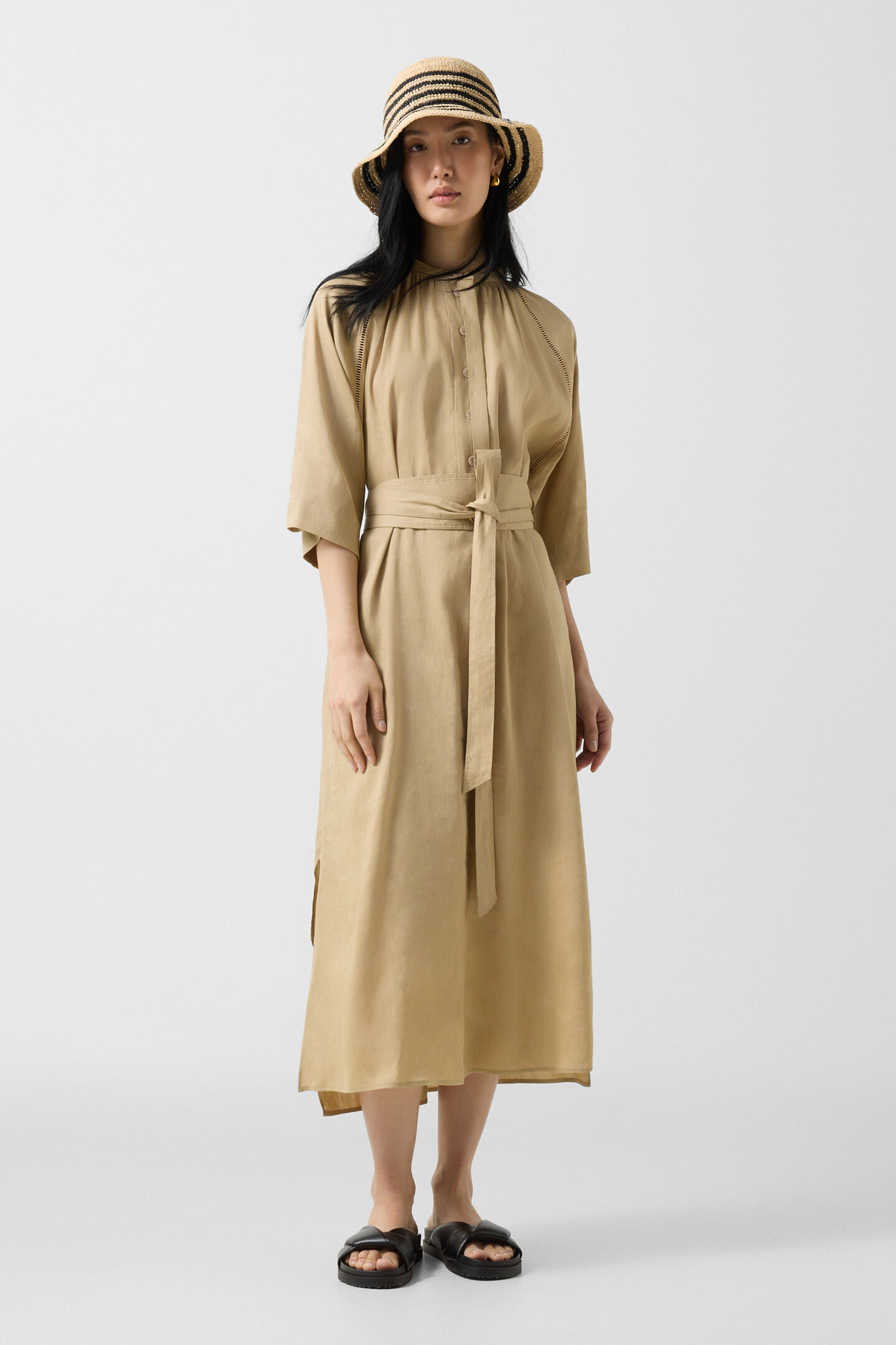 Catelyn dress Camel