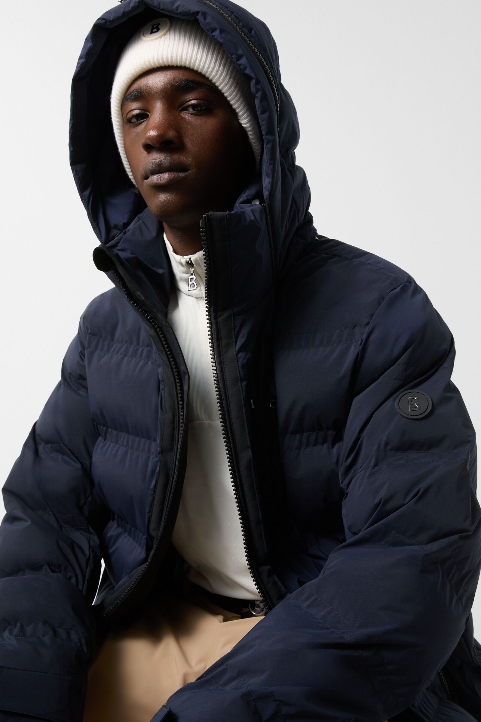 Ski jacket navy hot sale