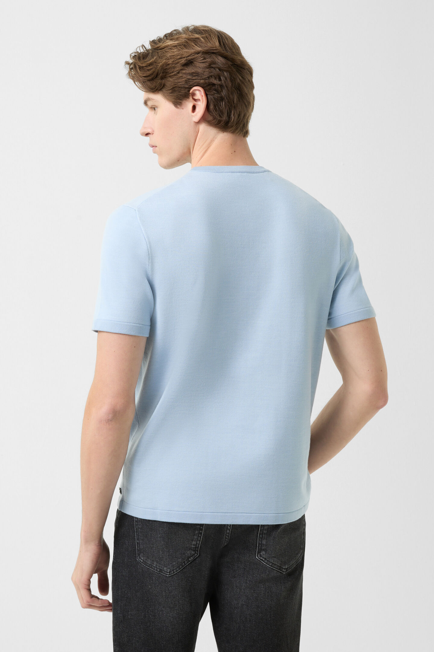 Knitted shirt Ohio Light blue