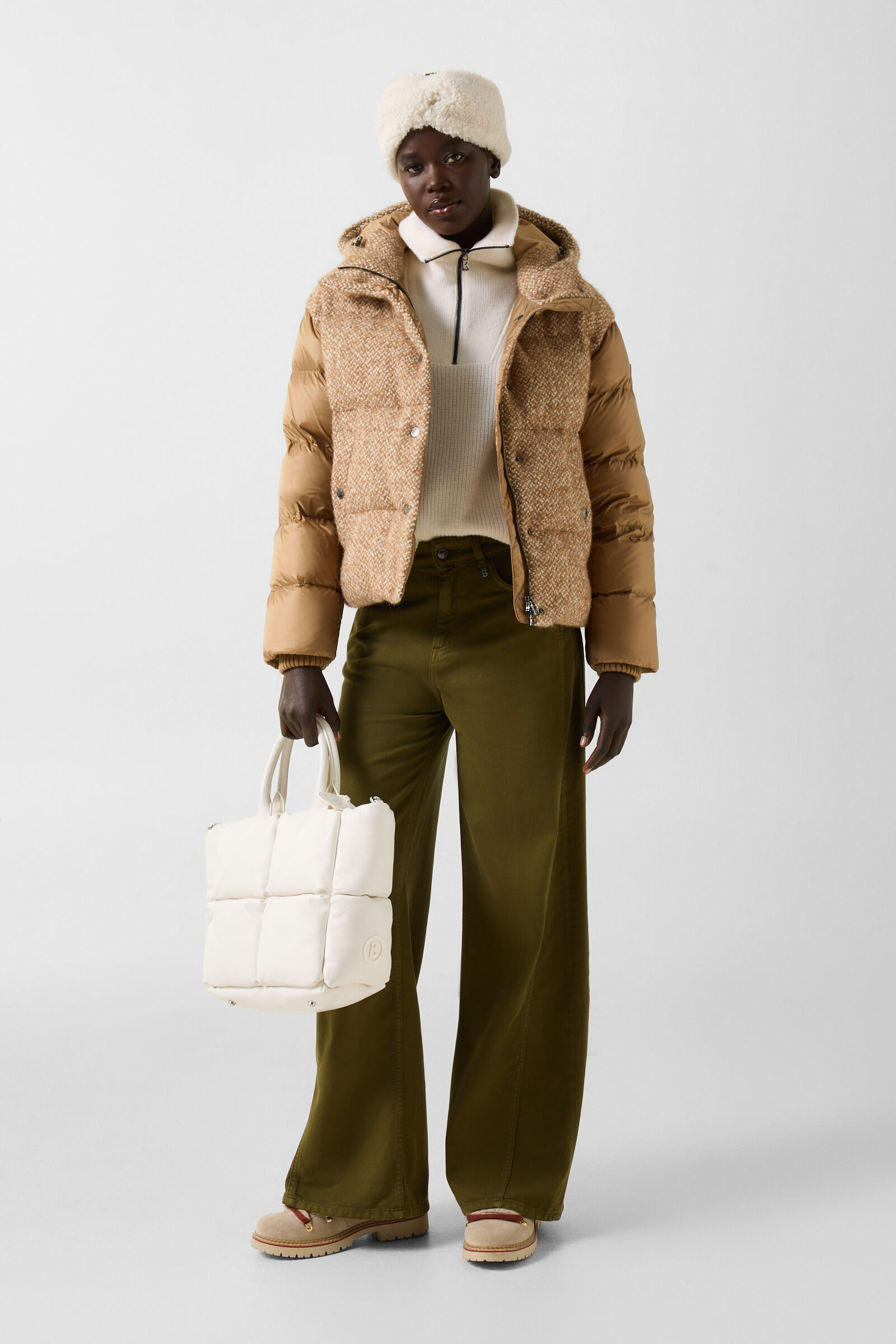 Larissa Virgin Wool Troyer Off-White