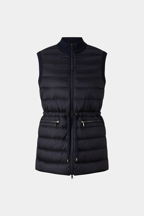 Arina hybrid down waistcoat Navy blue Arina hybrid down waistcoat Navy blue