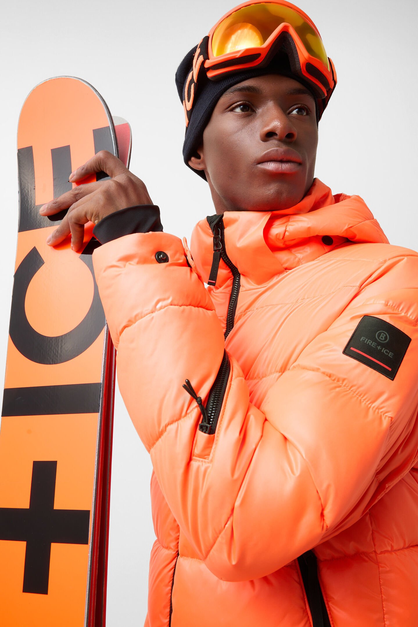 Ski-jas Luka Neon oranje