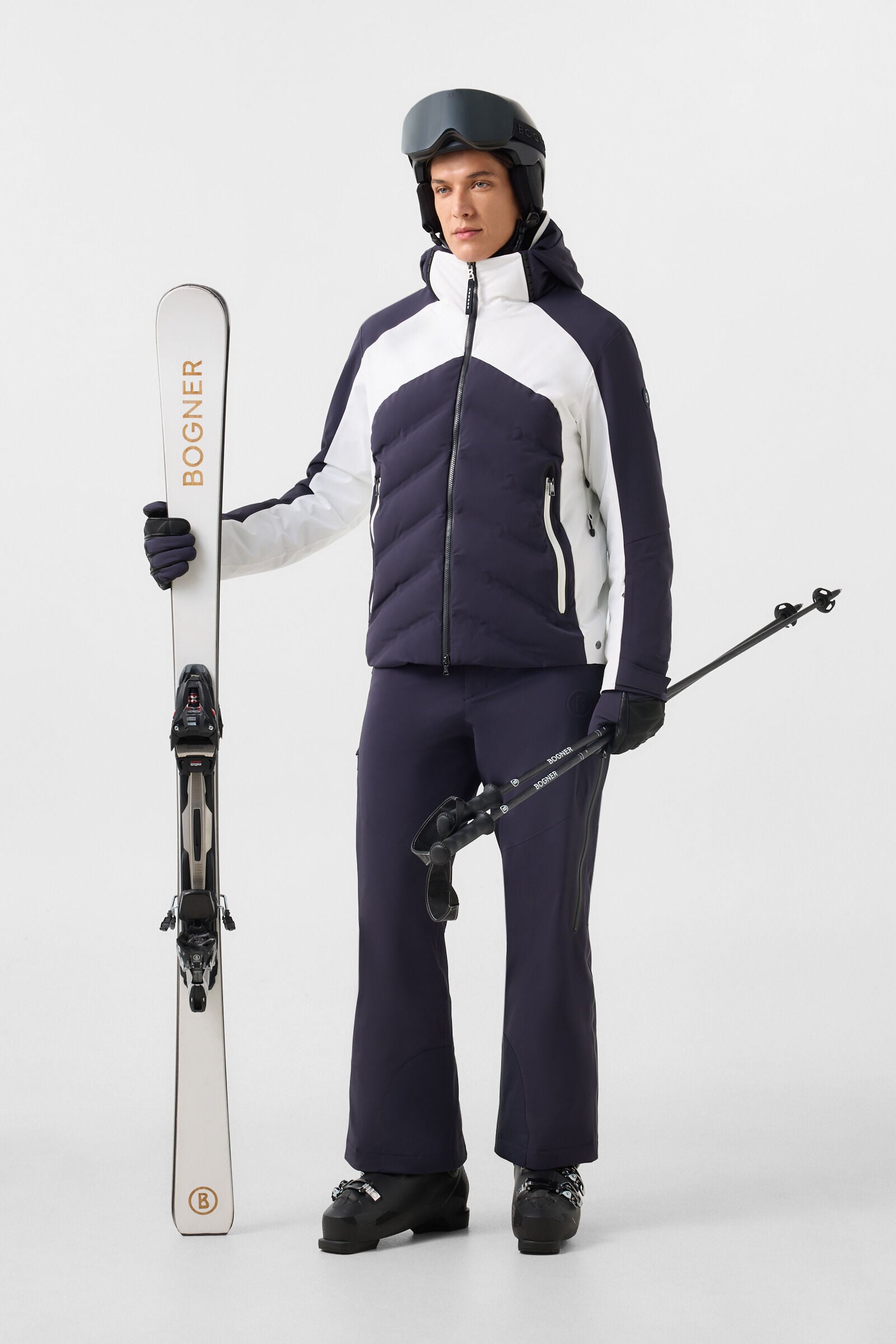 Bahri ski jacket Navy/White