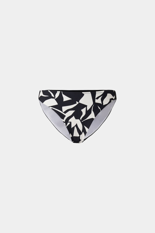 Bikinihose Bacara Schwarz/Weiß
