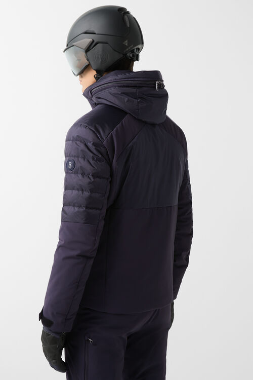 Ski-Daunenjacke Henik Navy-Blau