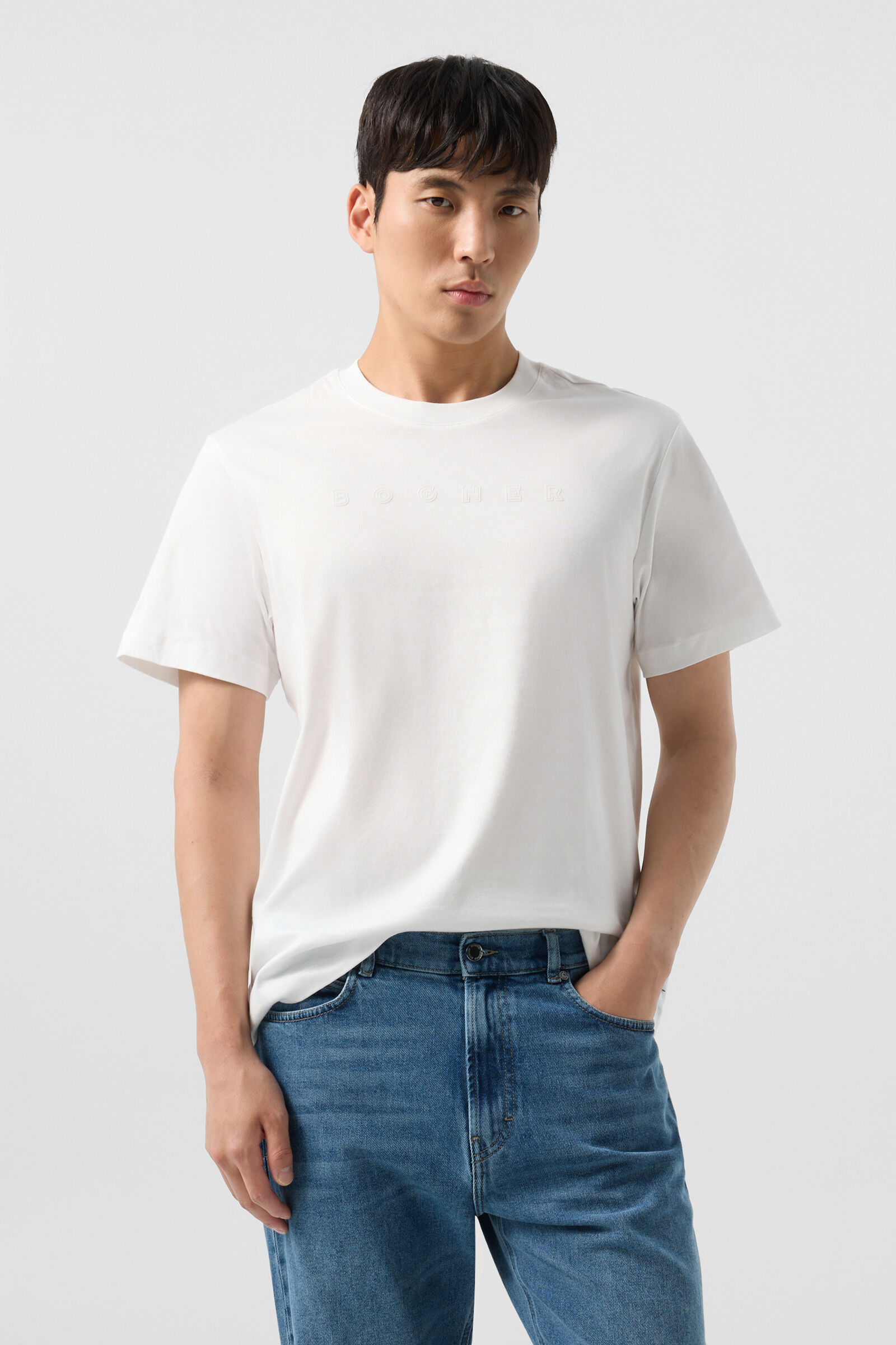 Cotton T-shirt Lukas White