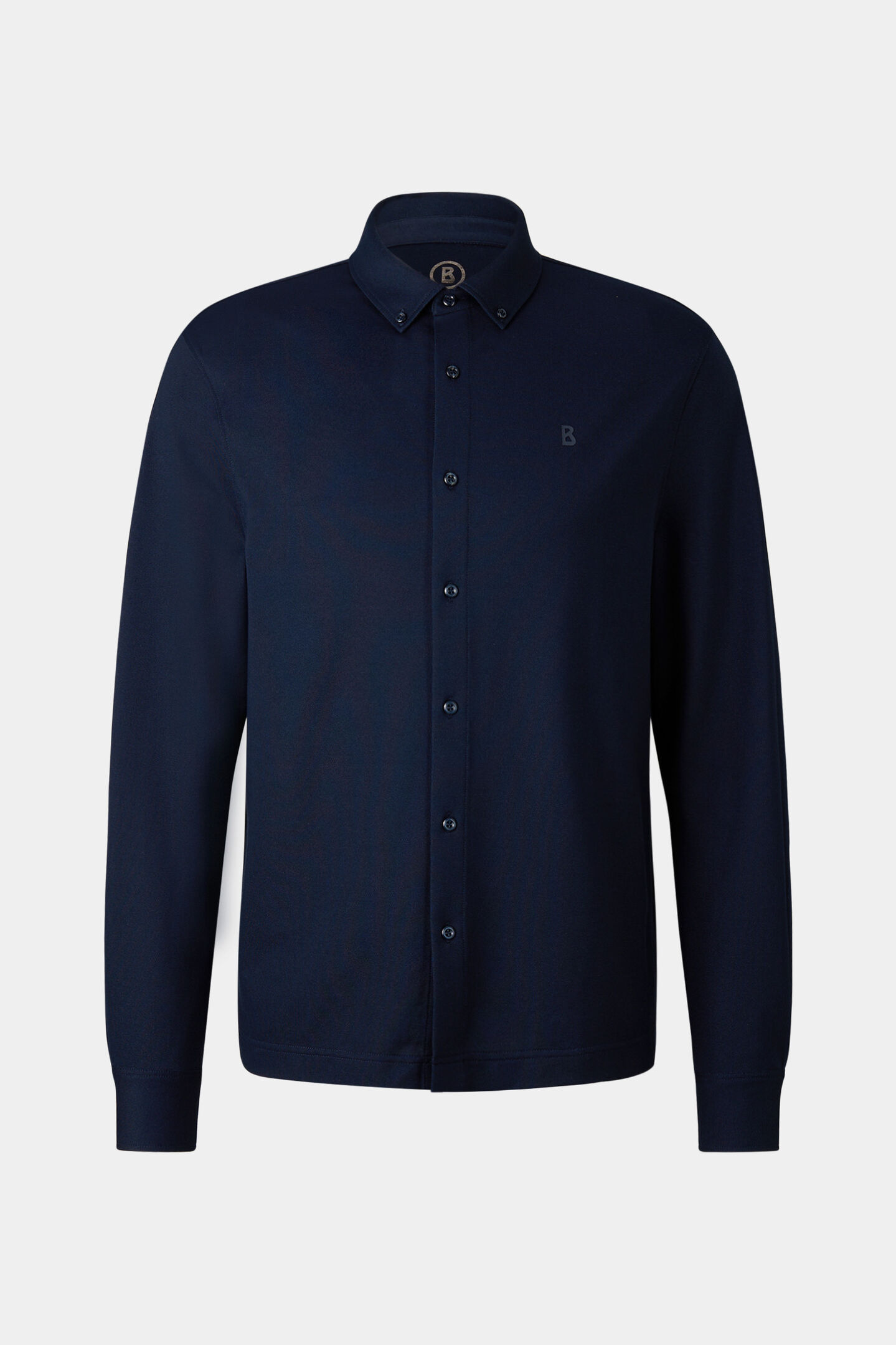 Piqué shirt Franz Navy blue