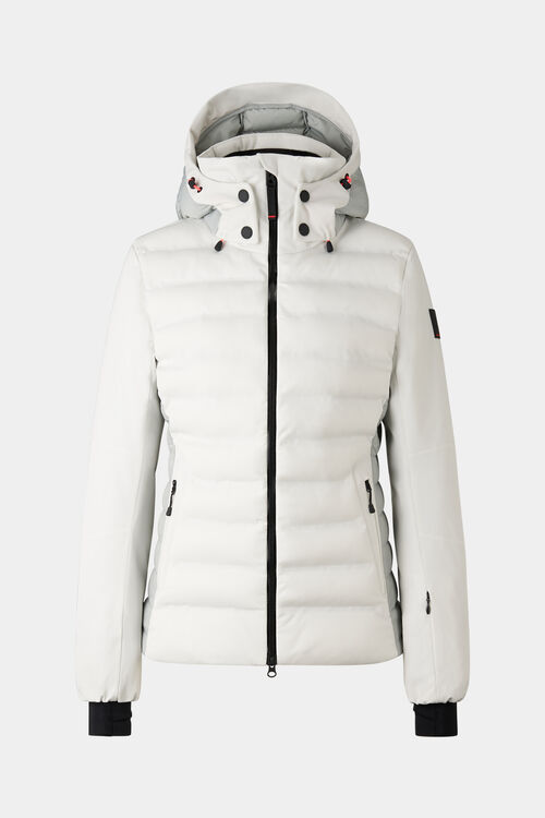 Skijacke Janka Off-White/Hellgrau
