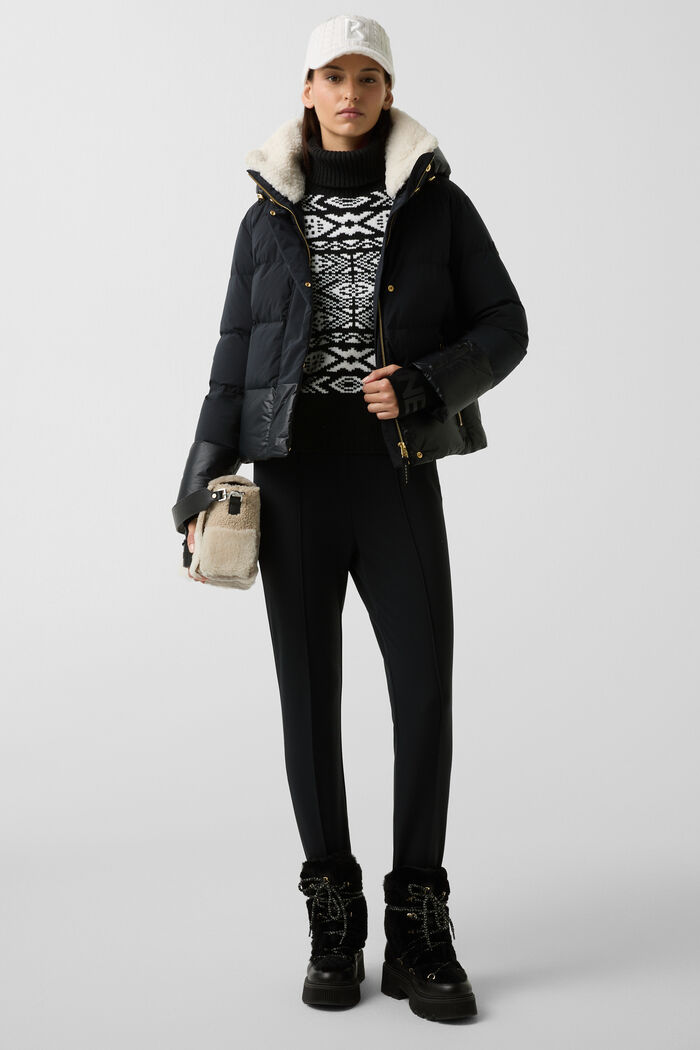 Jacquard jumper Nadin Black/white Jacquard jumper Nadin Black/white