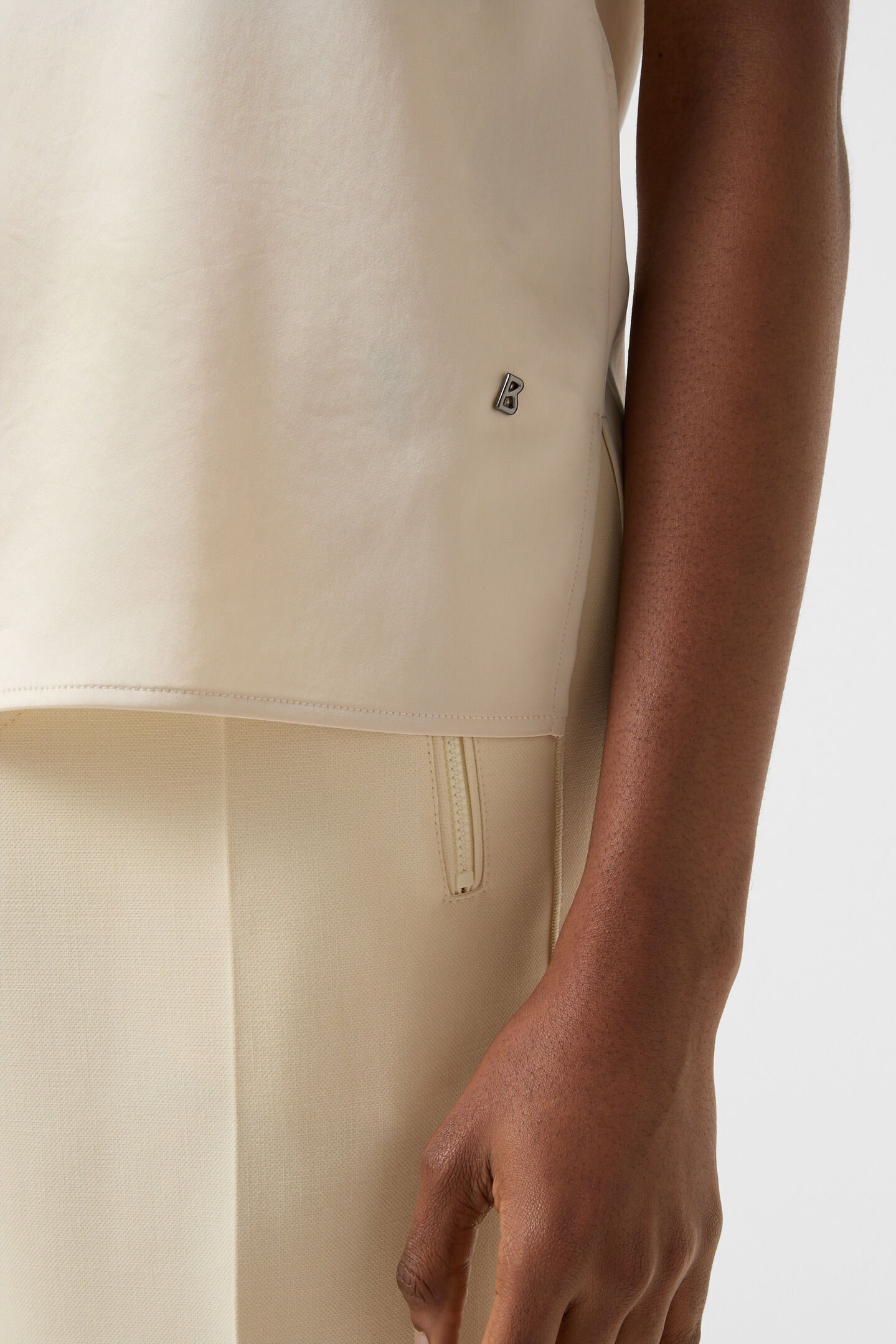 Satin-Shirt Dylan Sand