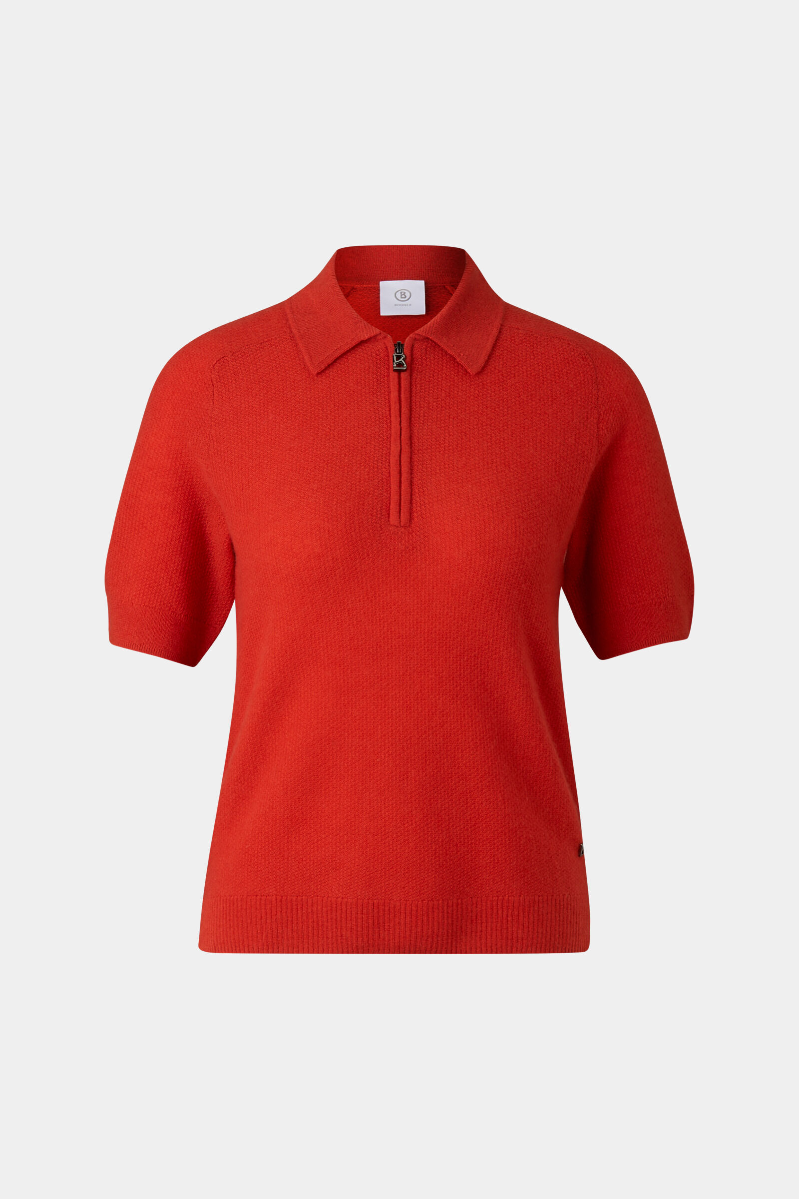 Polo en tricot Shari Rouge