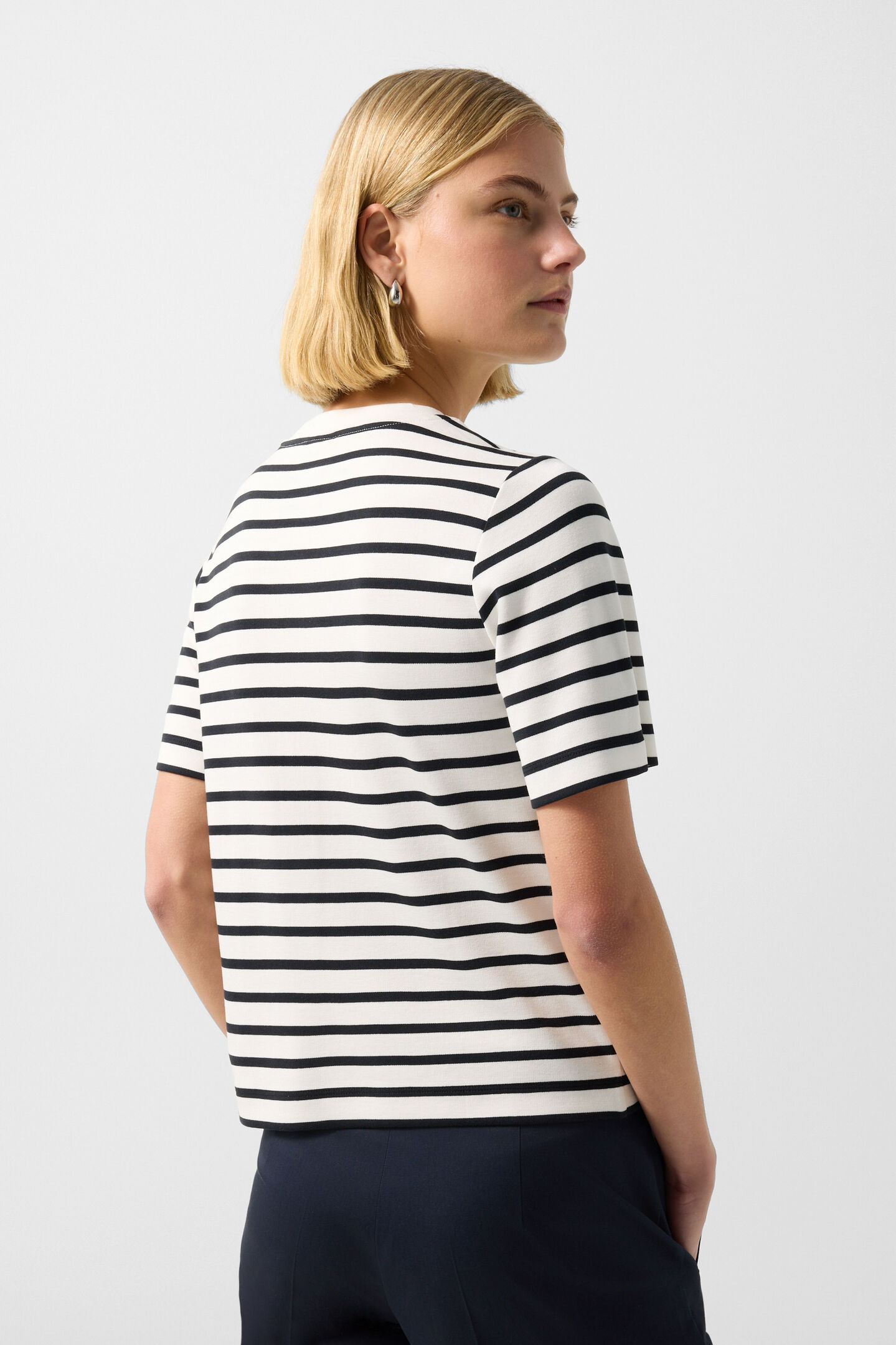 T-shirt Rachel Off-white/black