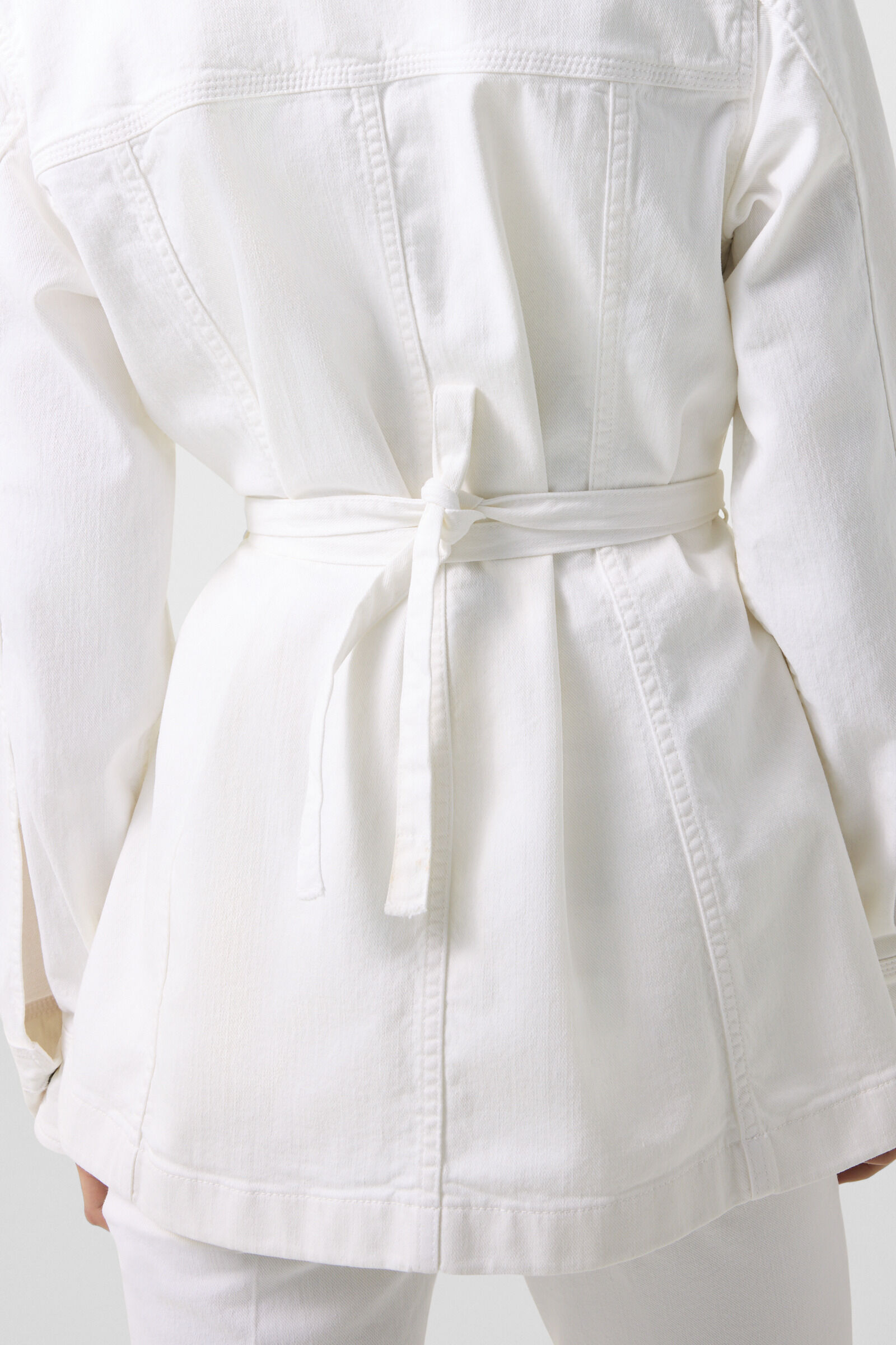 Pelin denim jacket White