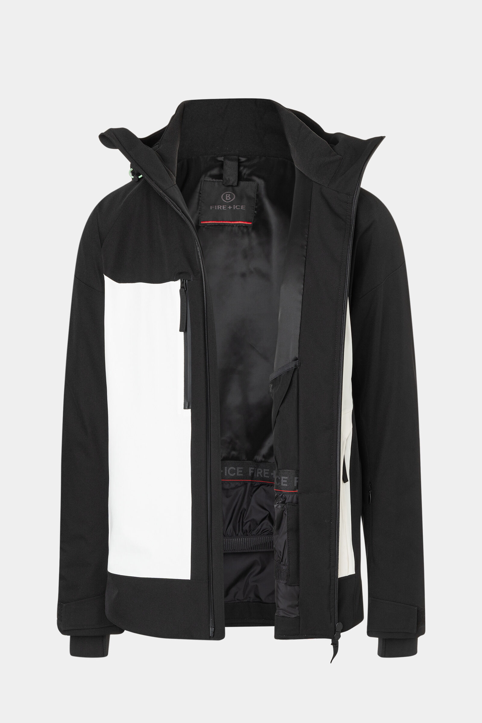 Tajo Ski Jacket Black and White