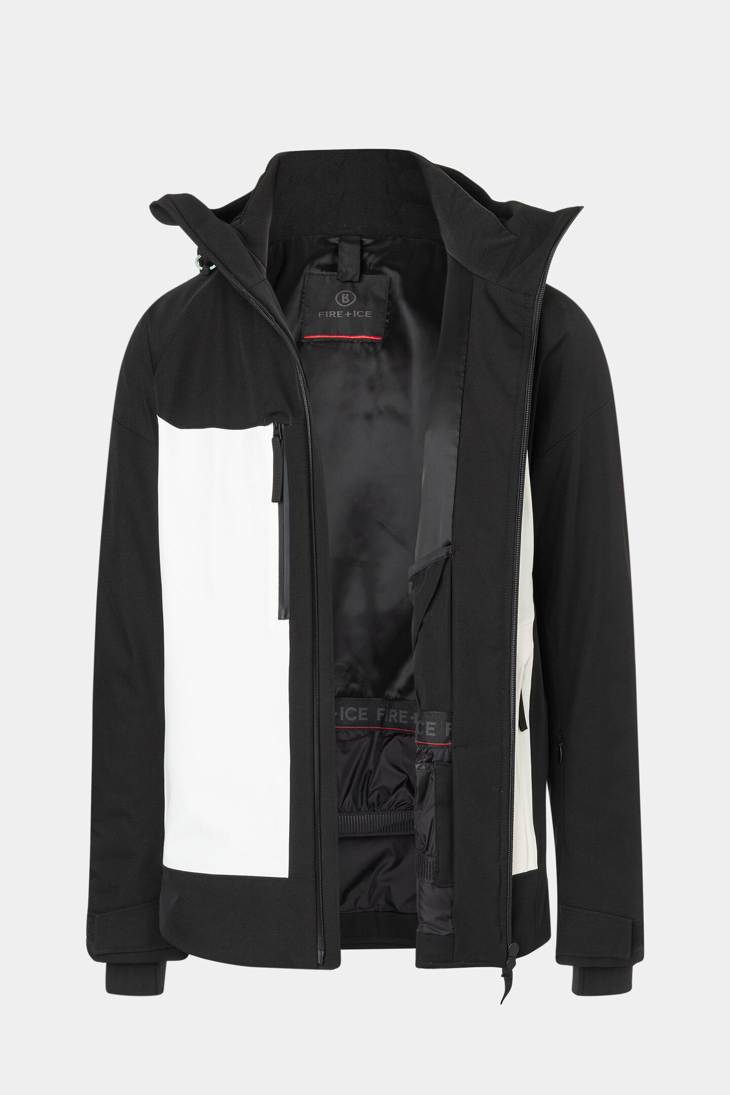 Tajo Ski Jacket Black and White