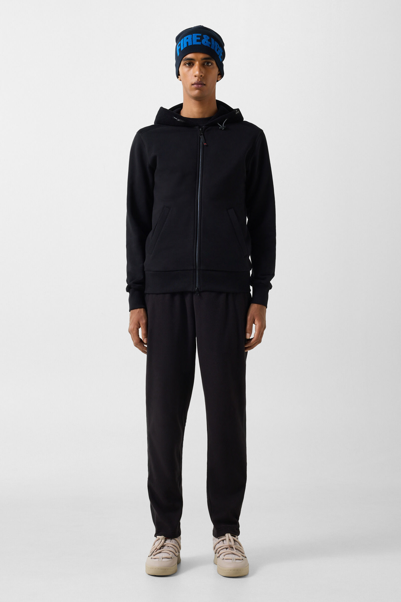 Kano Cotton Jersey Jacket Black