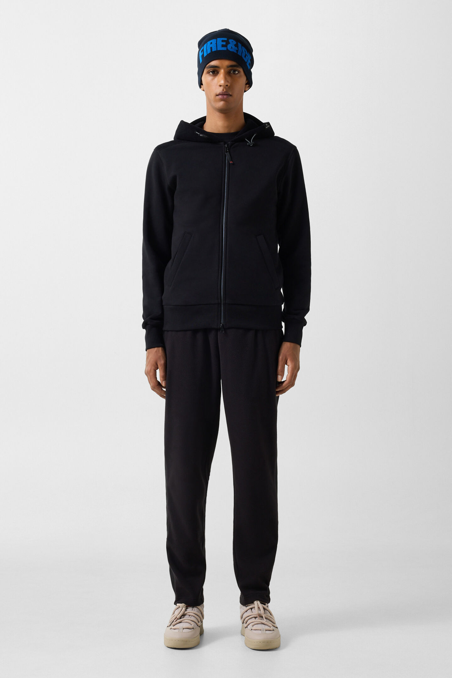 Kano Cotton Jersey Jacket Black