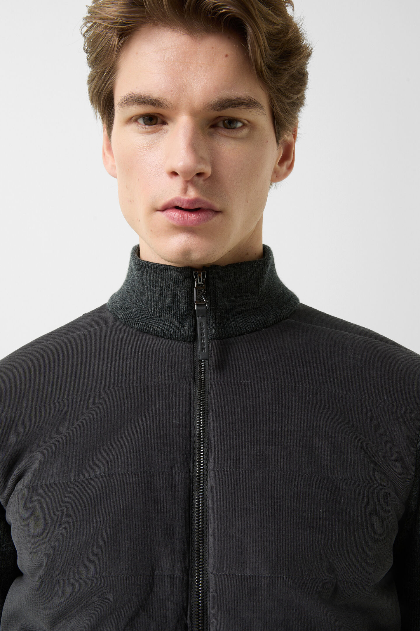 Zisco hybrid knit jacket Anthracite