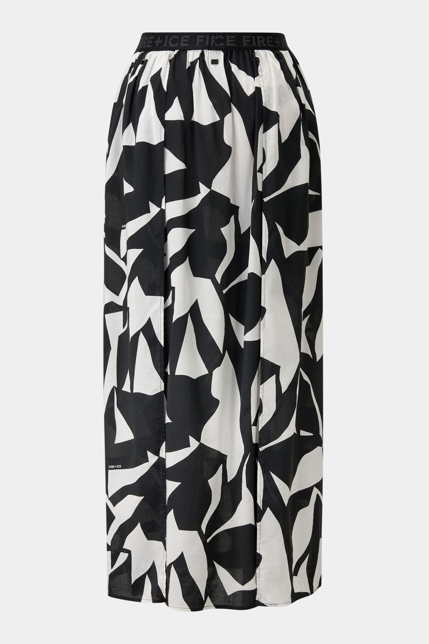 Jupe de plage Nadea noir/blanc