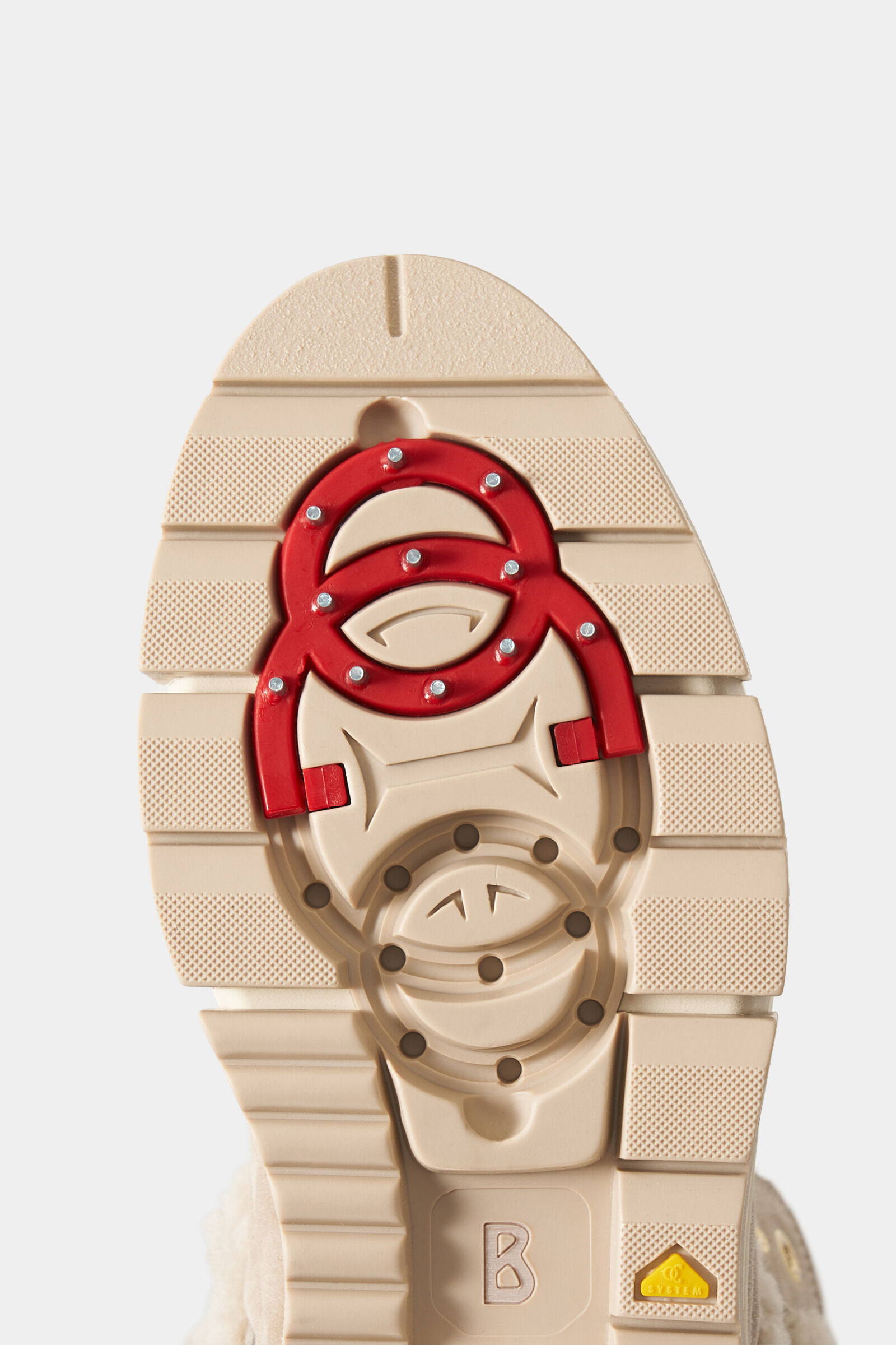 Mid boots Vaduz with spikes Beige