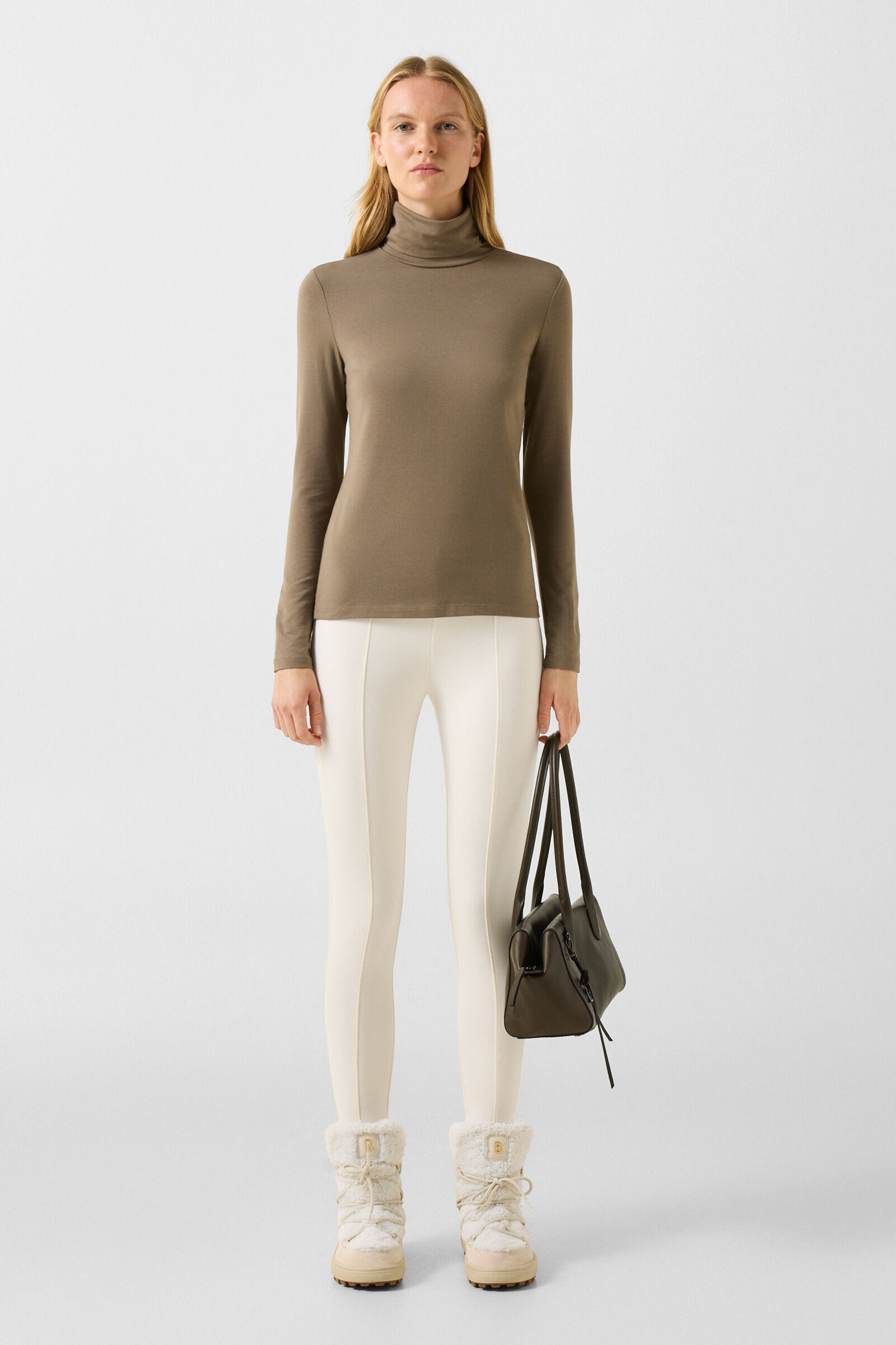 Longsleeve Katinka Graubraun