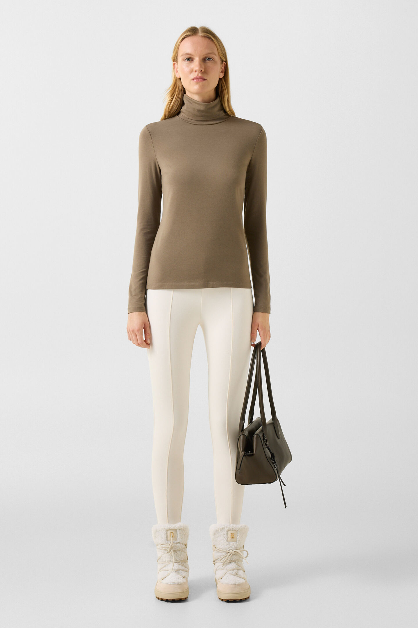 Longsleeve Katinka Graubraun