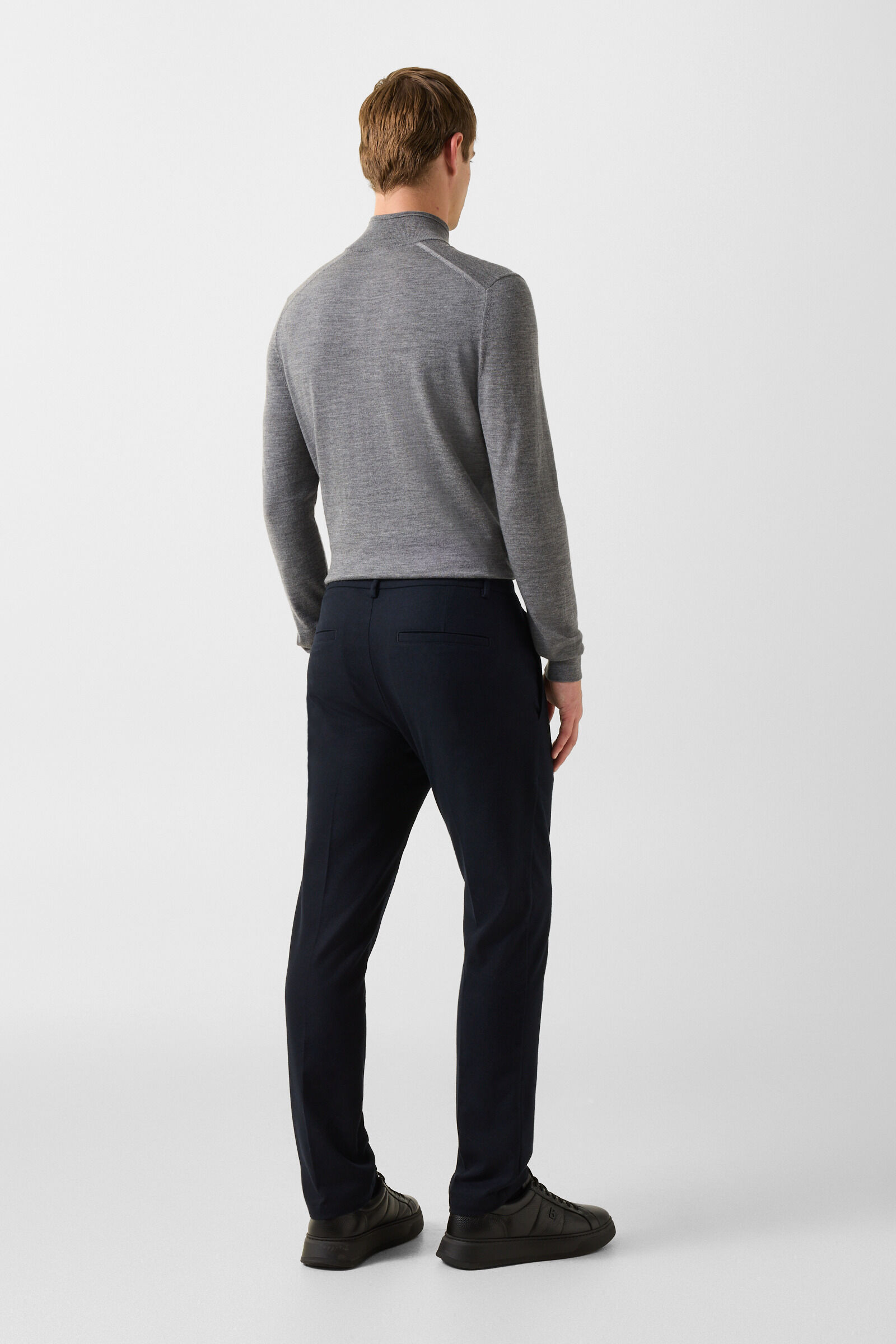 Riley Business wool mix pants Navy