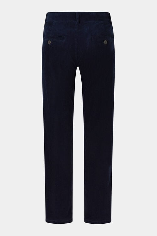pantalon en velours côtelé Riley Casual Bleu marine