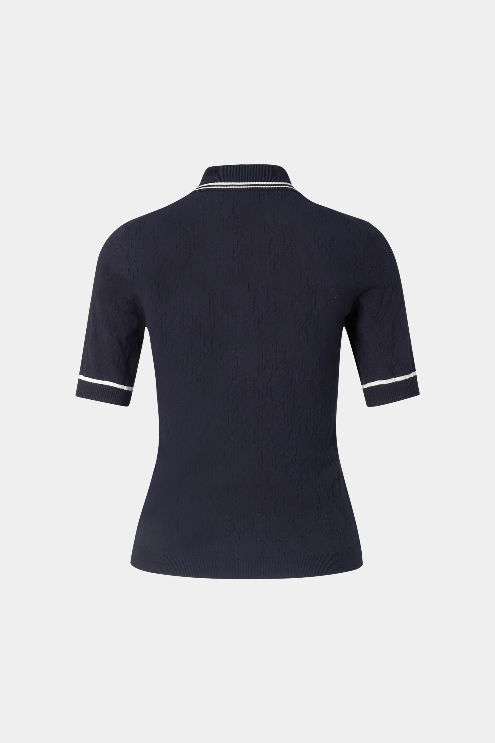 Mandy knitted polo shirt Navy blue
