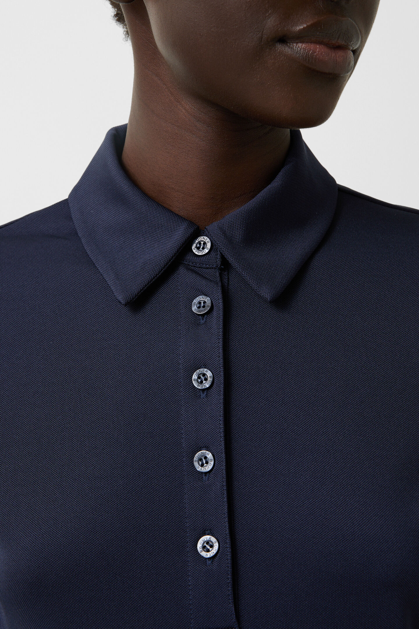 Danielle functional short-sleeved top Navy blue